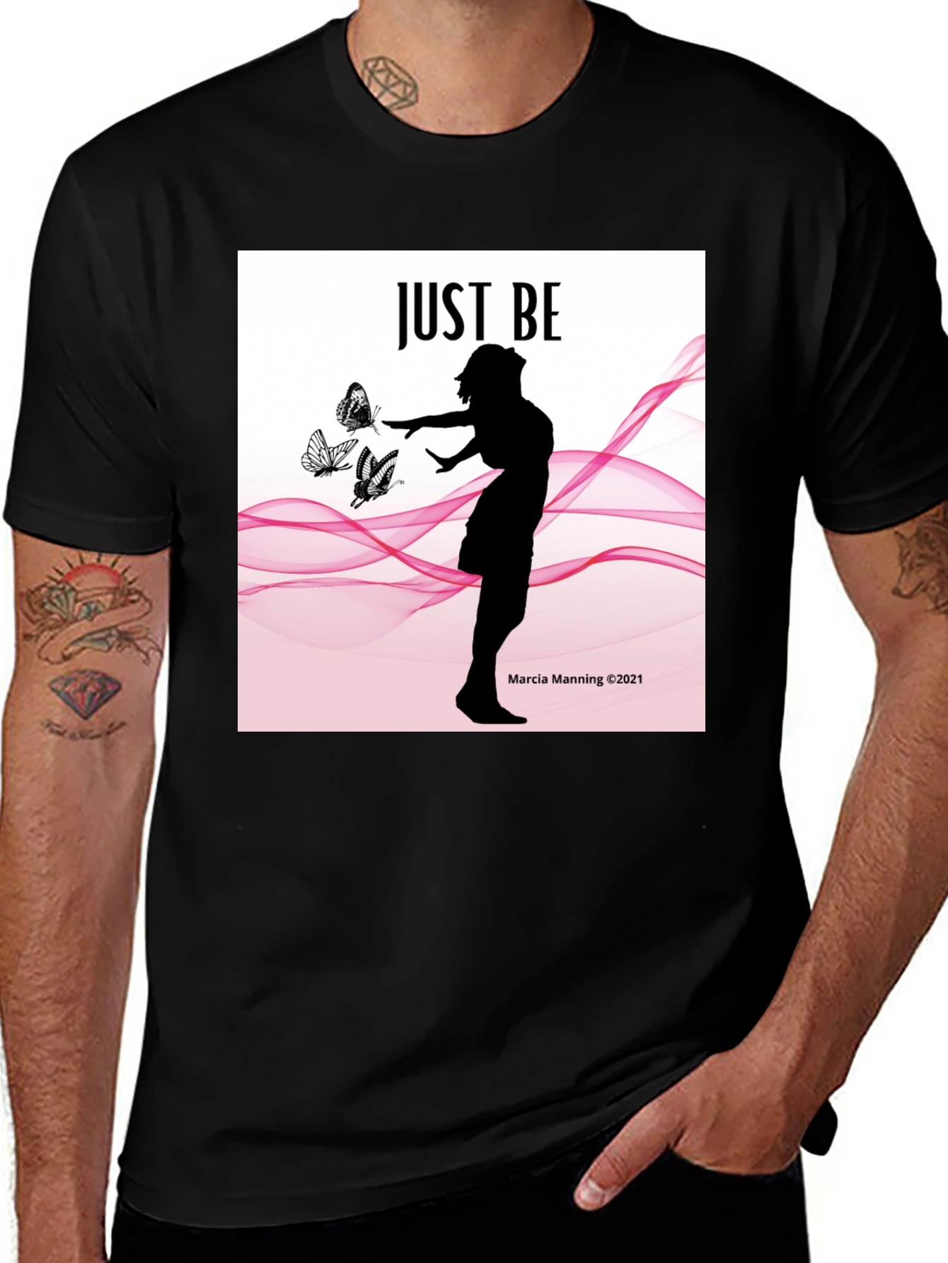 Variant 21 of Just Be Women's Silhouette T-Shirt 