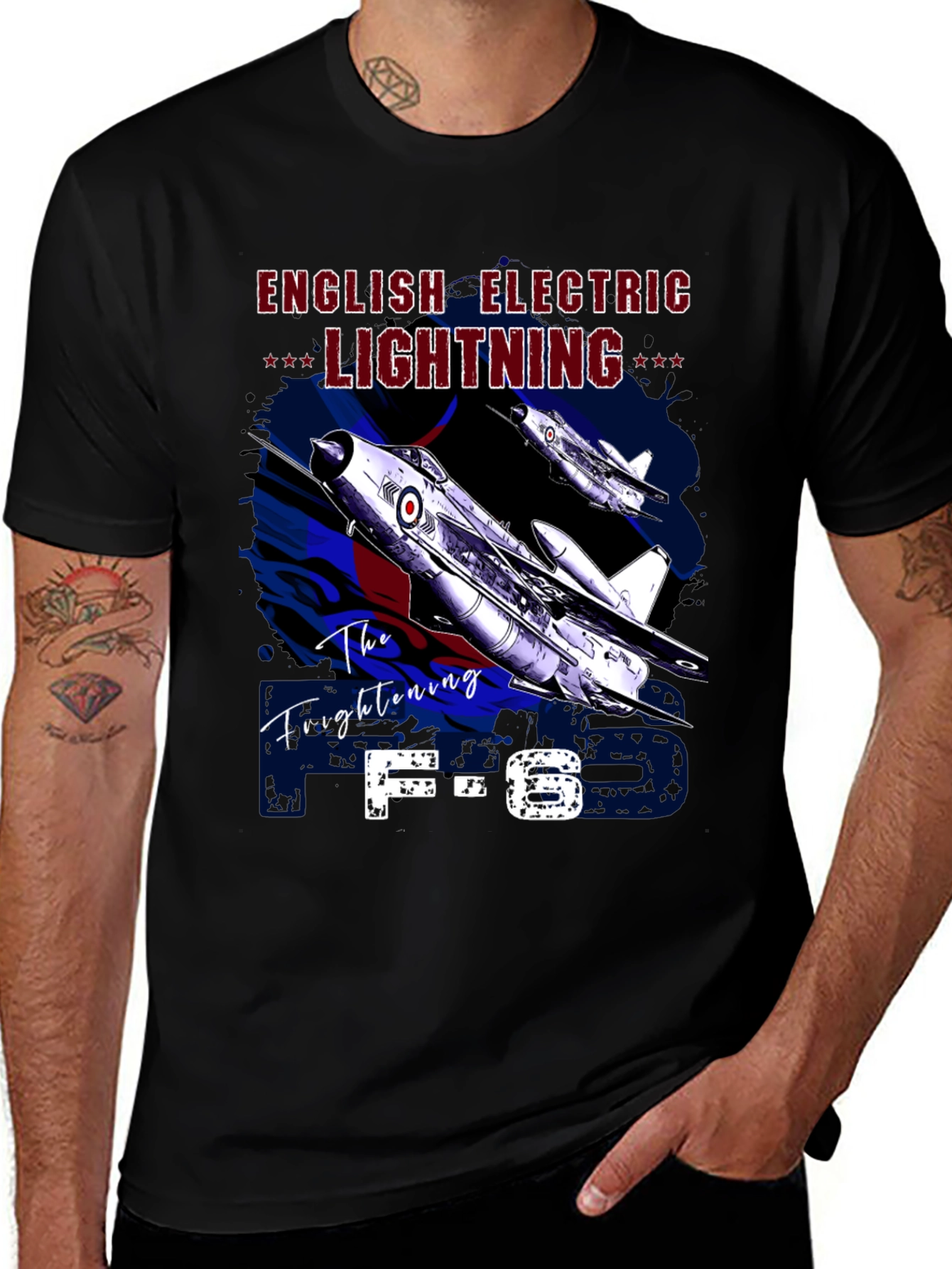 Variant 11 of English Electric Lightning F-6 T-Shirt