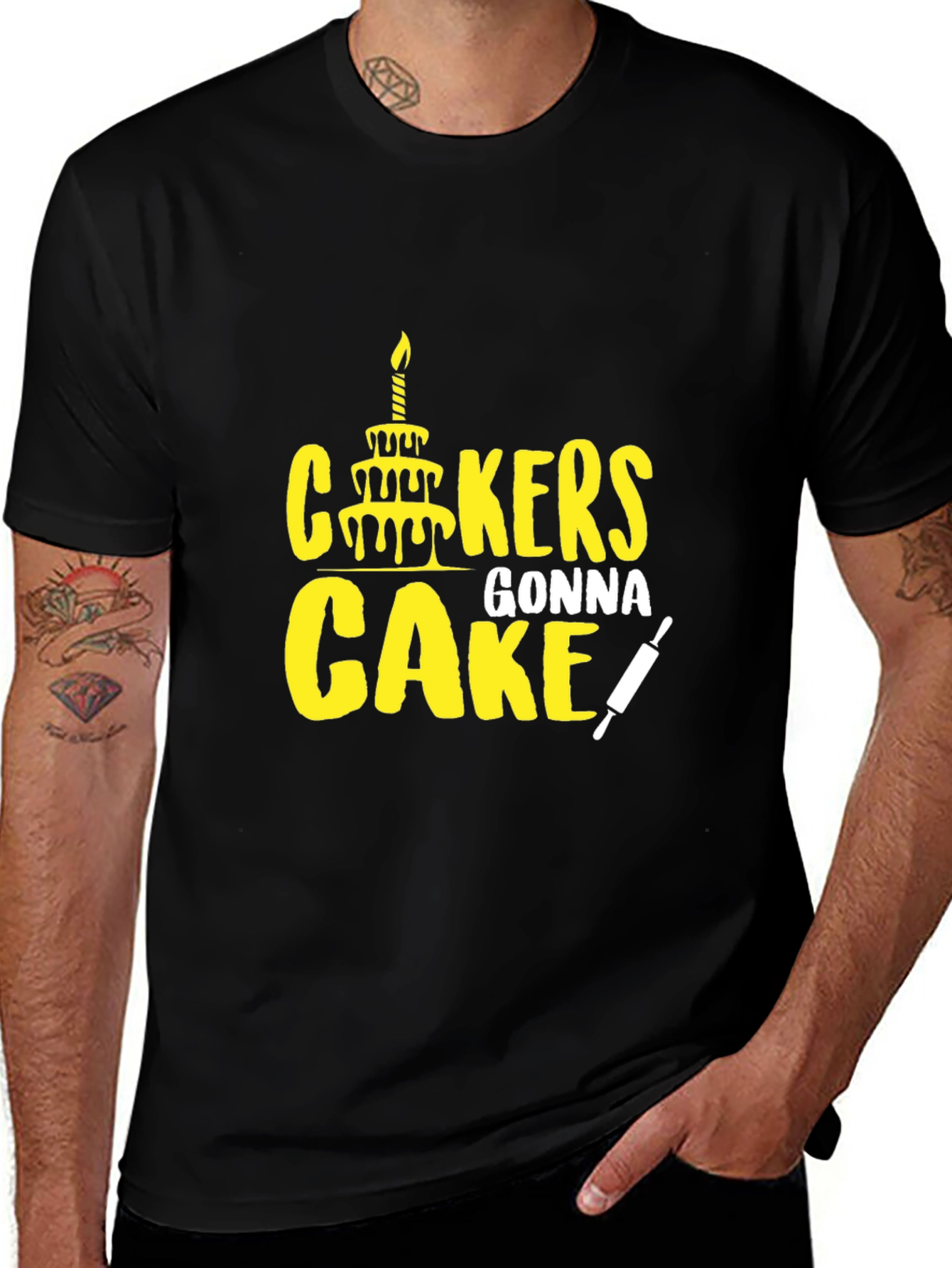 Variant 19 of Bakers Gonna Cake T-Shirt - Funny Baking Tee