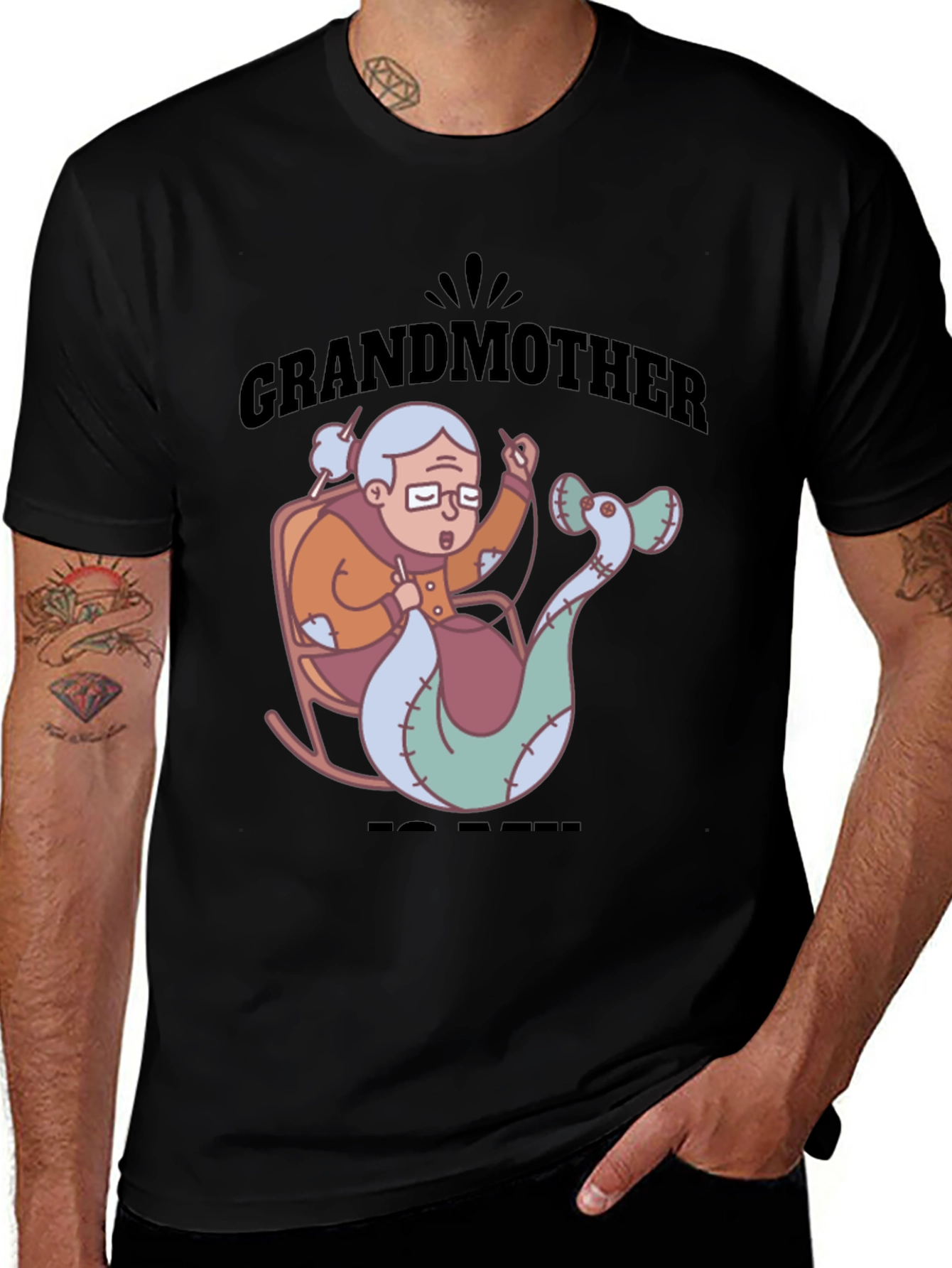 Grandmother Is Knit T-Shirt