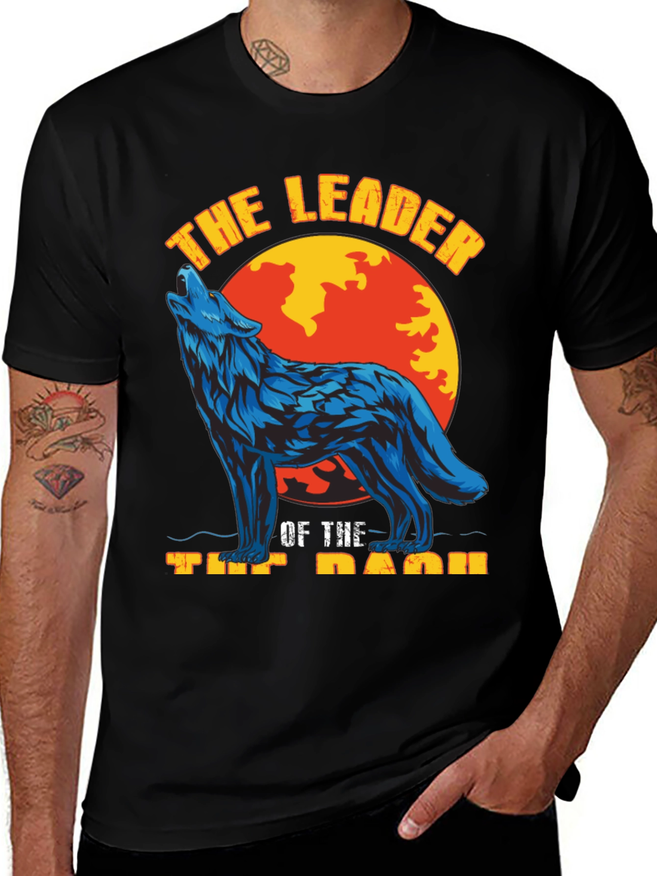 Variant 4 of Wolf Pack Leader Graphic Tee