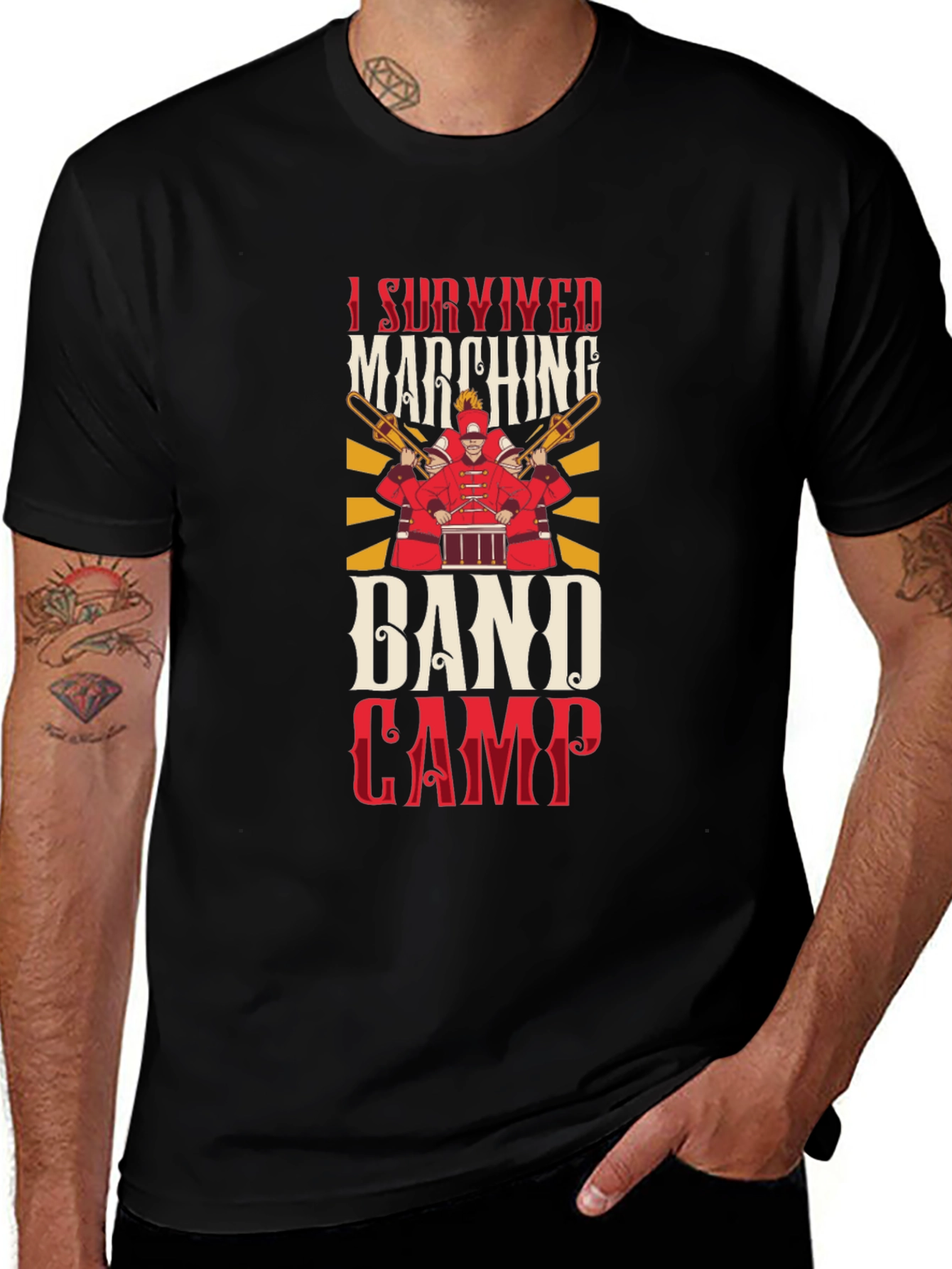 Variant 20 of Marching Band Camp Survivor T-Shirt