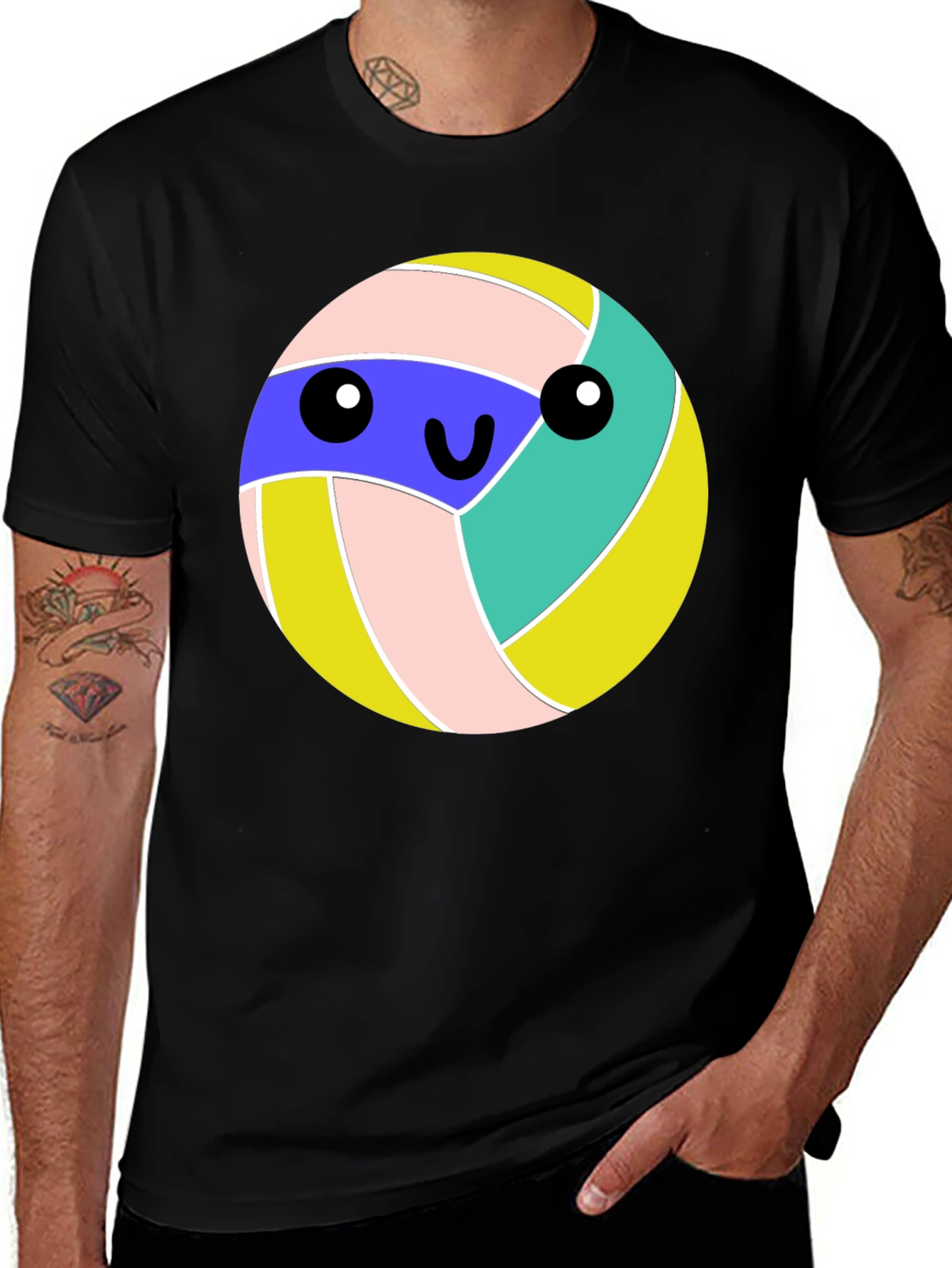 Variant 8 of Kawaii Volleyball T-Shirt - Cute Anime Style