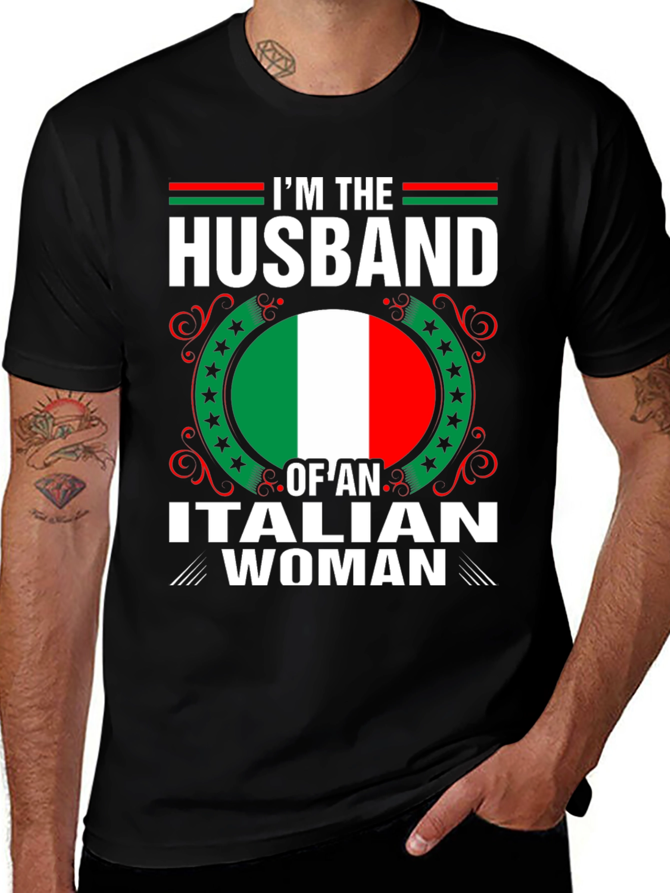 Variant 16 of I'm The Husband Of An Italian Woman T-Shirt