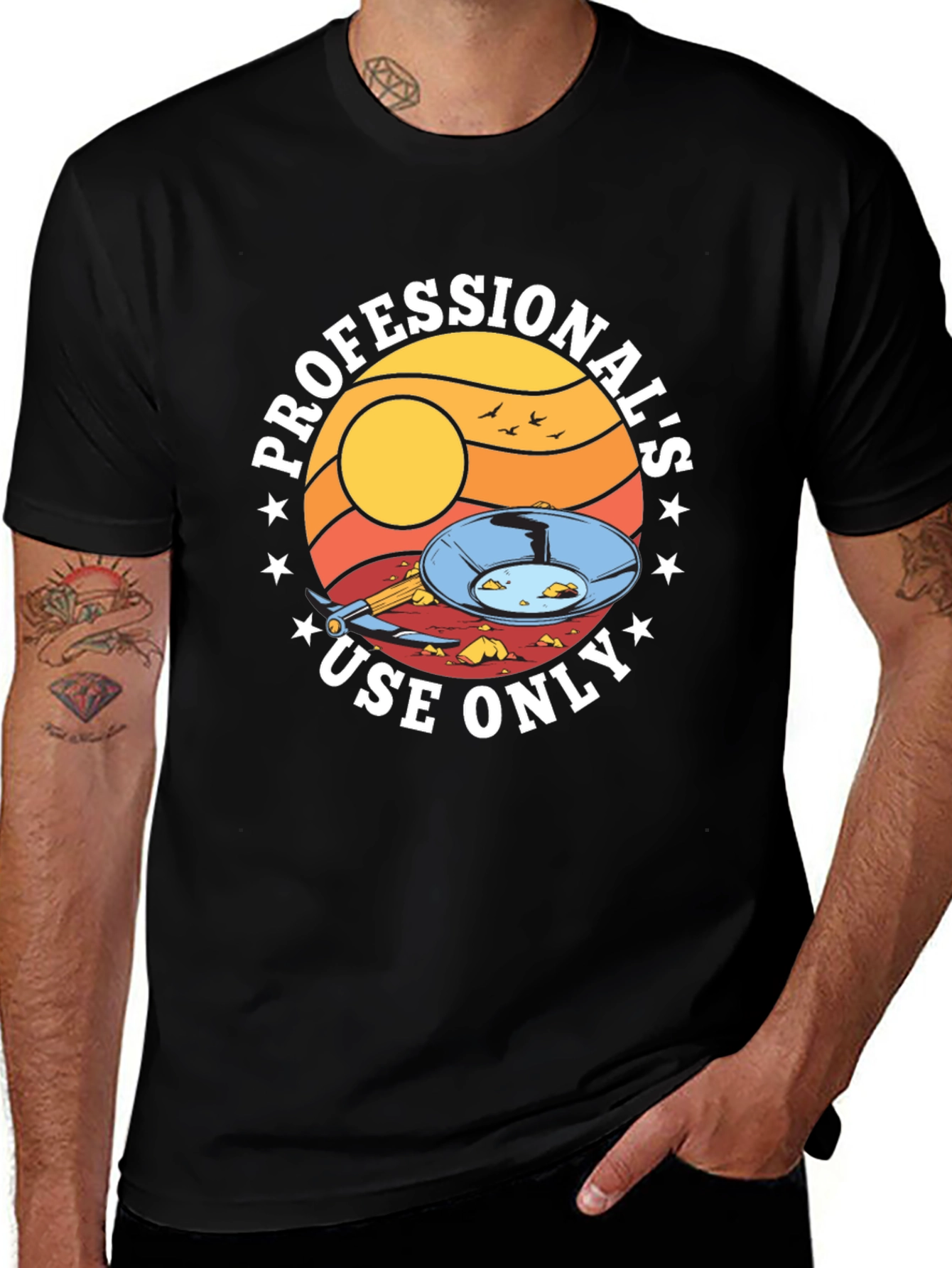 Variant 2 of Professional's Use Only Gold Panning T-Shirt
