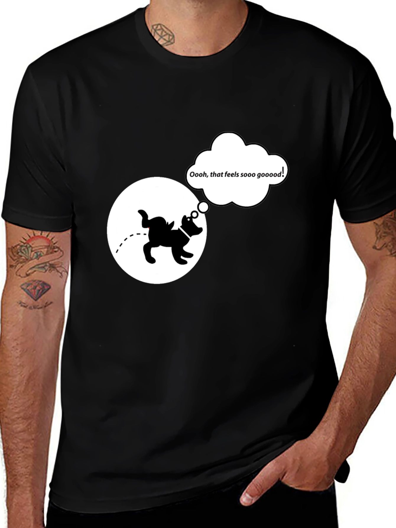 Variant 13 of Funny Dog T-Shirt: Relief Humor