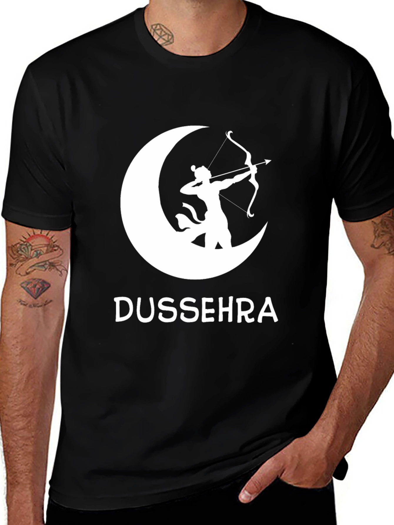Dussehra Rama Bow & Arrow Graphic T-Shirt