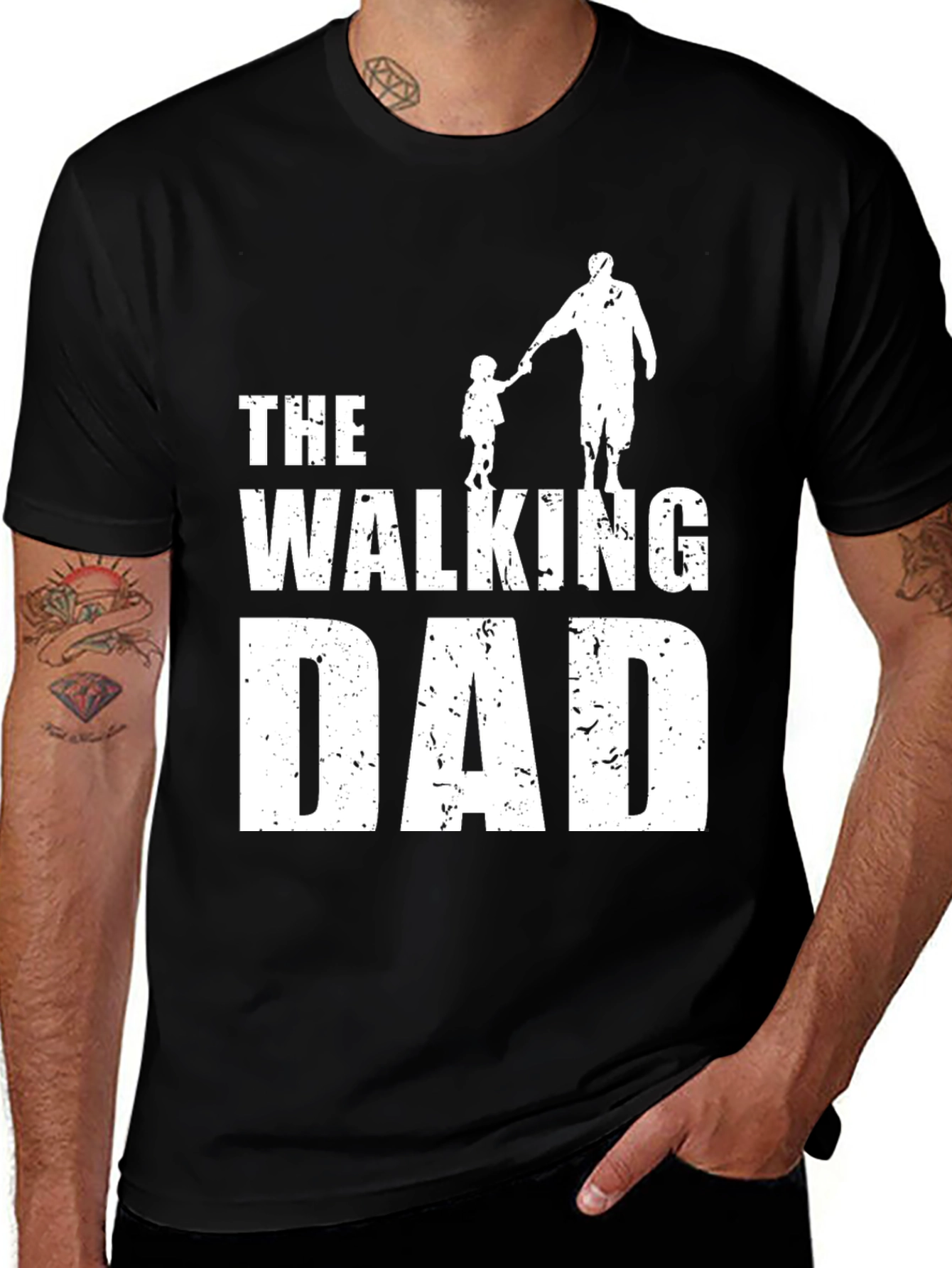 The Walking Dad Graphic Tee - Father's Day Gift