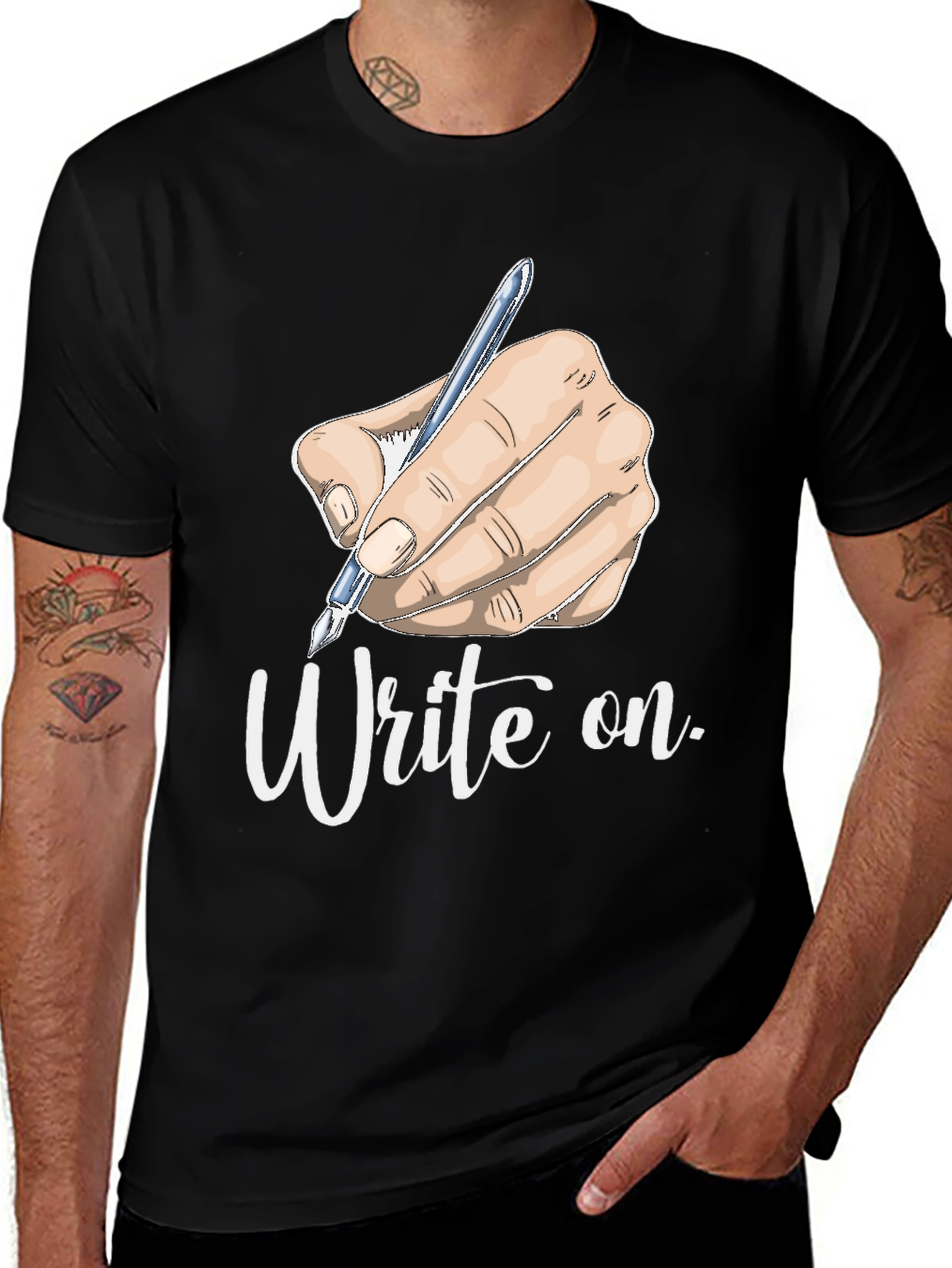 Variant 7 of Write On T-Shirt - Stylish Graphic Tee