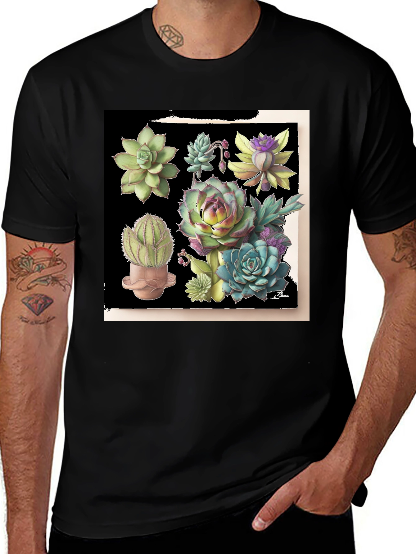 Succulent Garden Graphic Tee