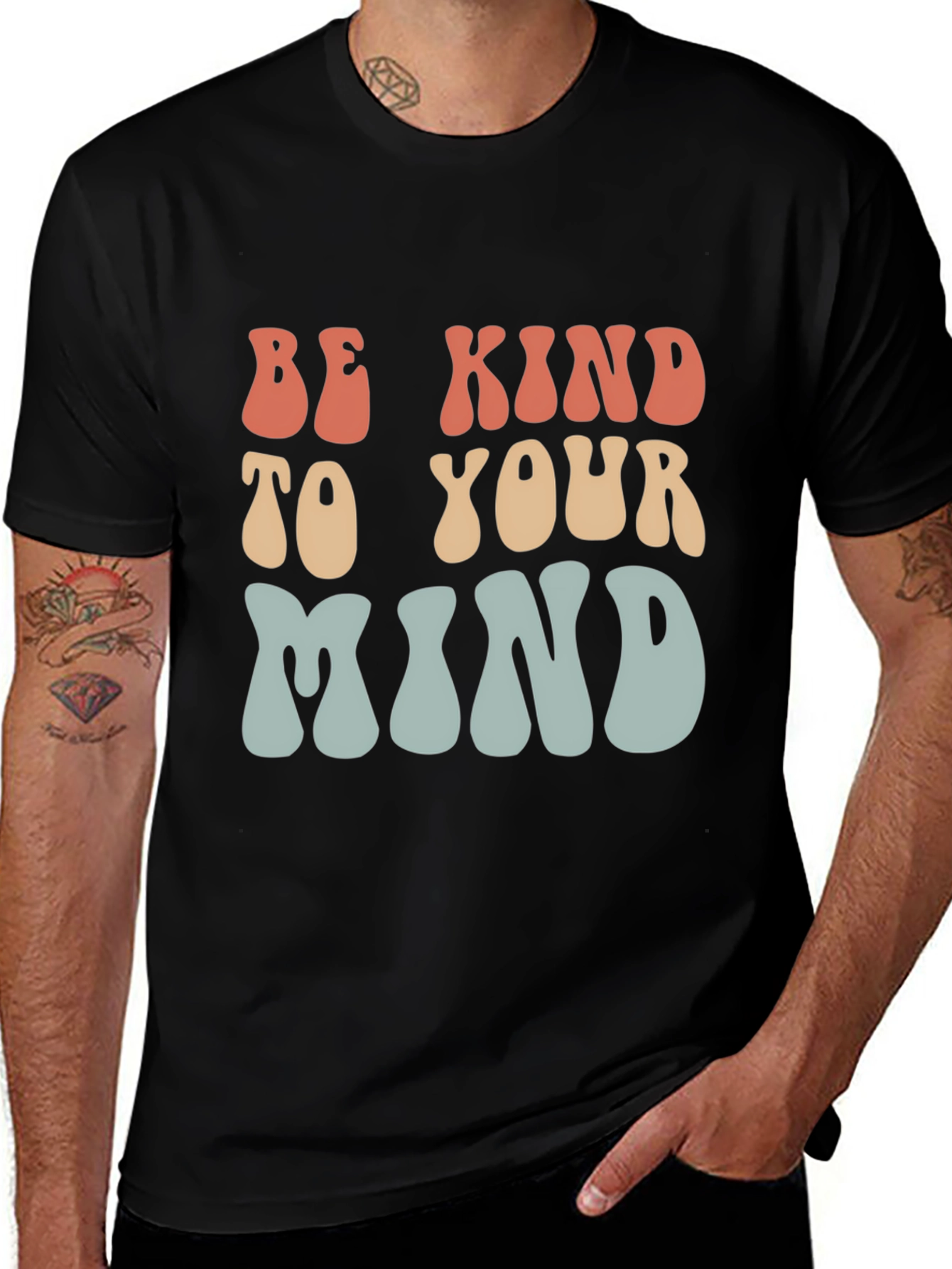 Variant 26 of Be Kind To Your Mind Retro T-Shirt