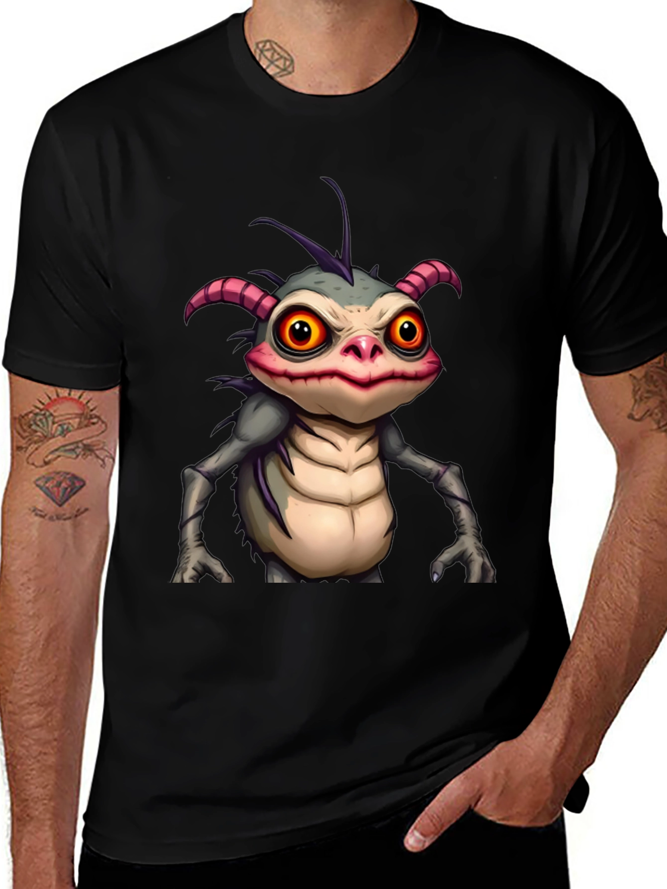 Variant 22 of Monster Cartoon Graphic T-Shirt