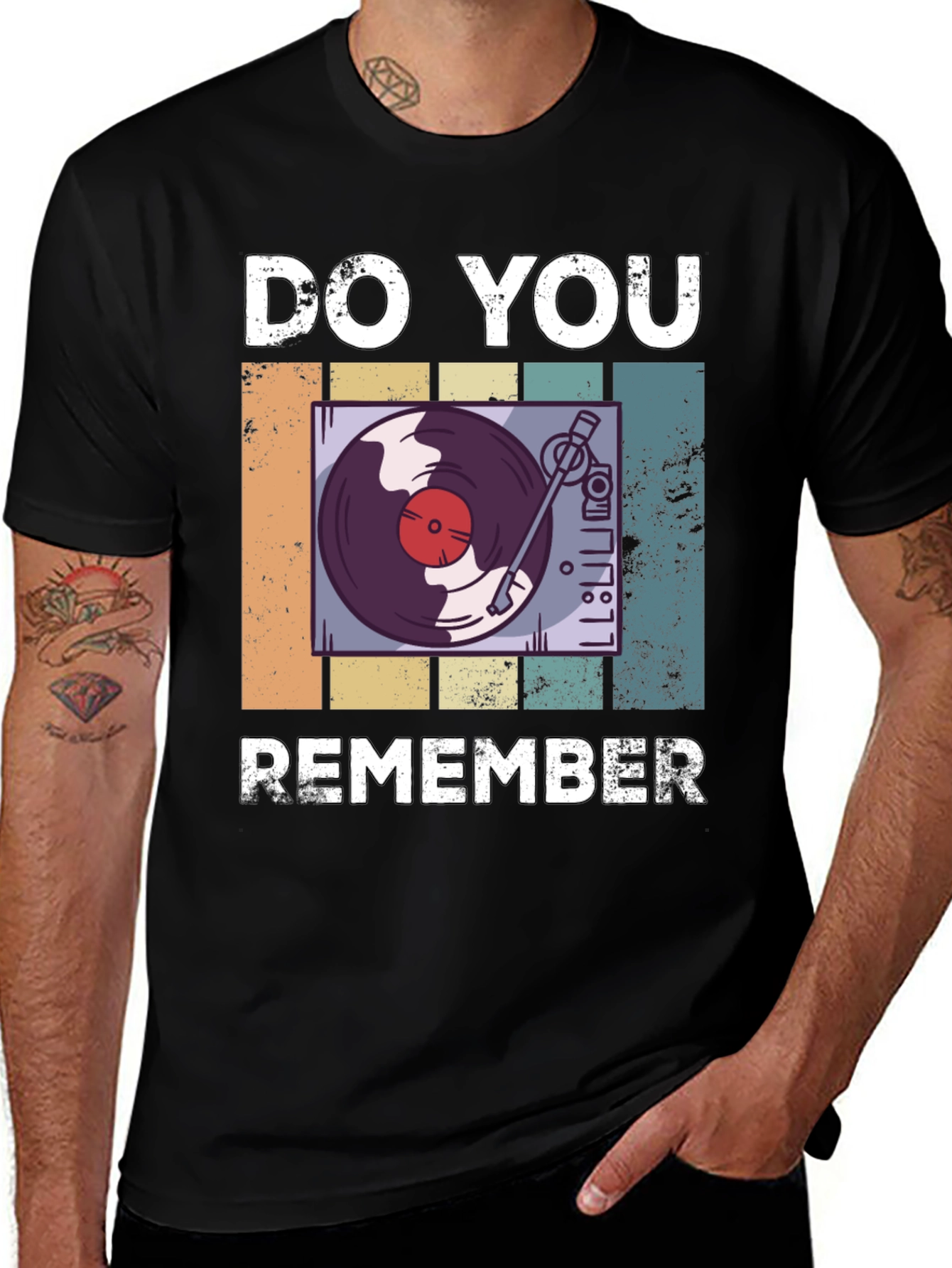 Variant 20 of Do You Remember Vinyl Record Player Retro Graphic T-Shirt