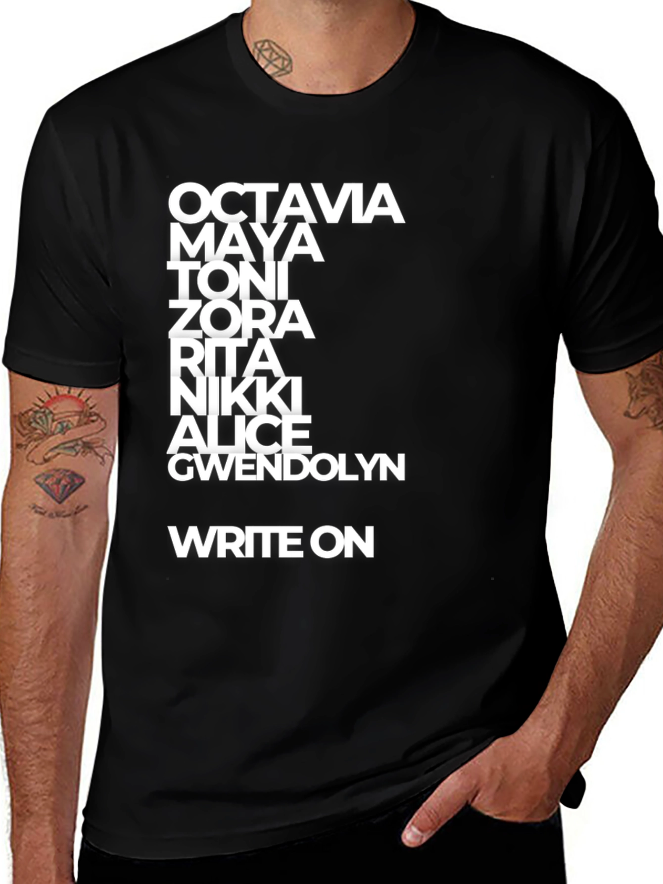 Variant 21 of Literary Women's T-Shirt - Octavia, Maya, Toni & More