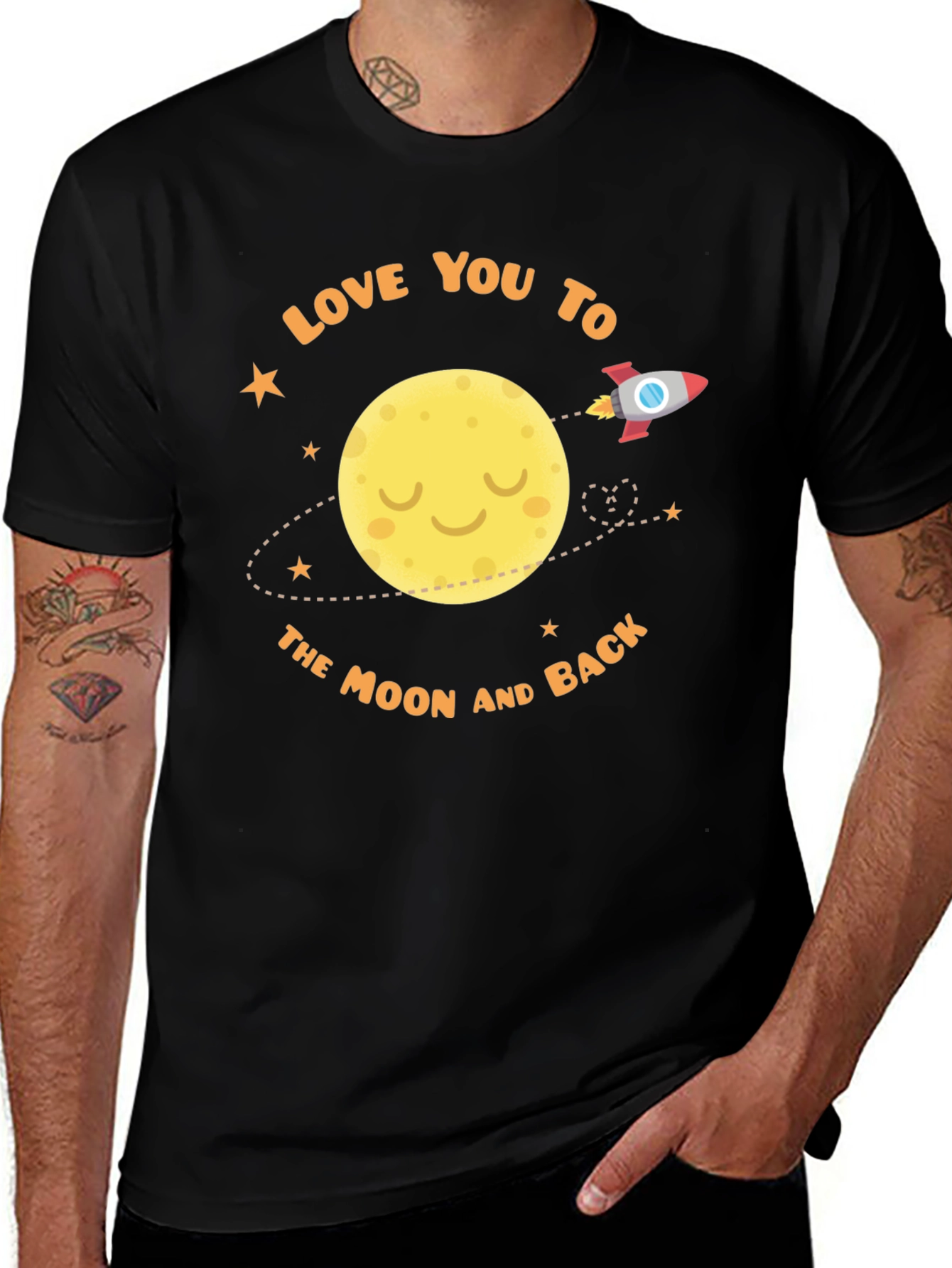 Variant 24 of Love You To The Moon Graphic Tee