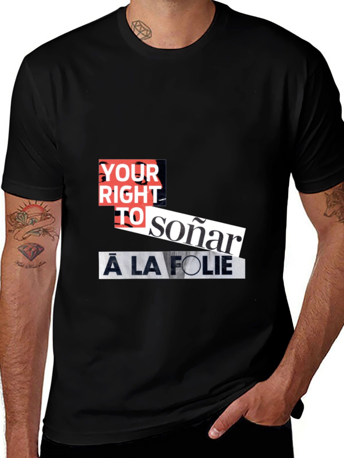 Variant 8 of Your Right to Soñar Black T-Shirt