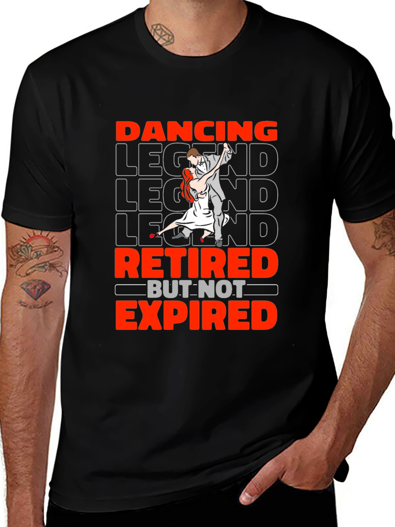Variant 12 of Dancing Legend Retired But Not Expired T-Shirt