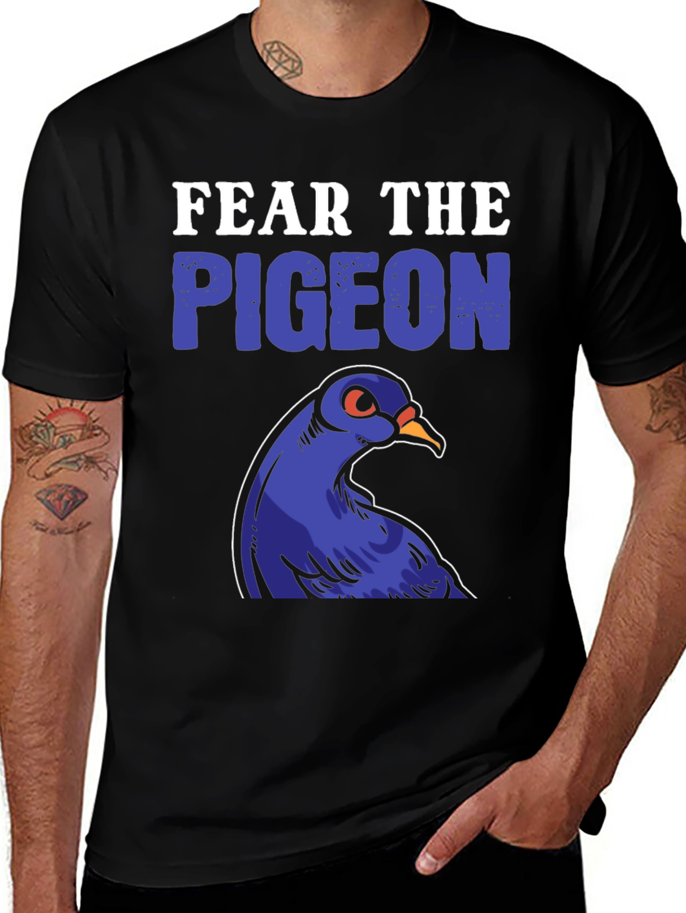 Variant 6 of Fear the Pigeon Graphic T-Shirt