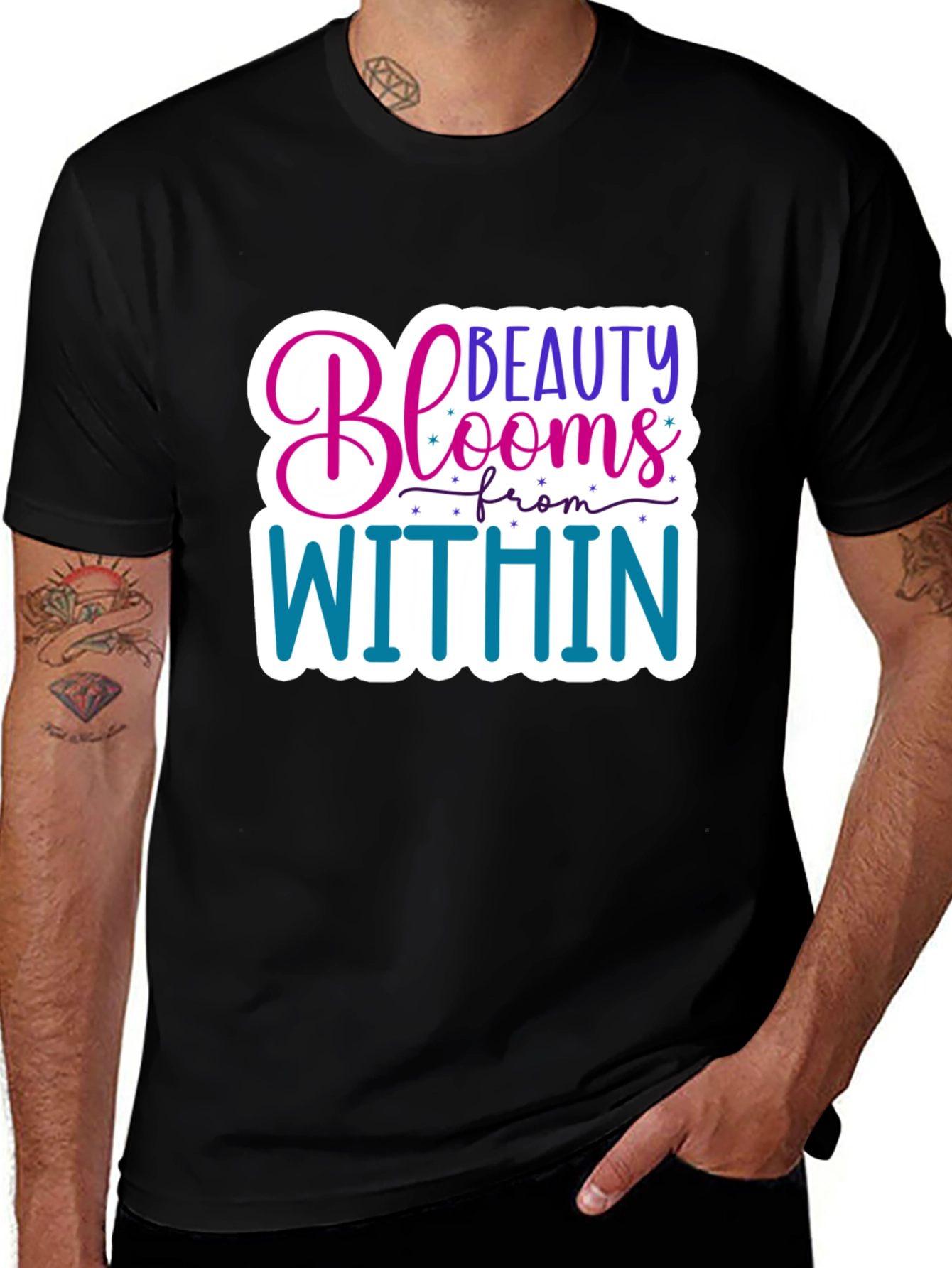 Beauty Blooms Within Graphic T-Shirt