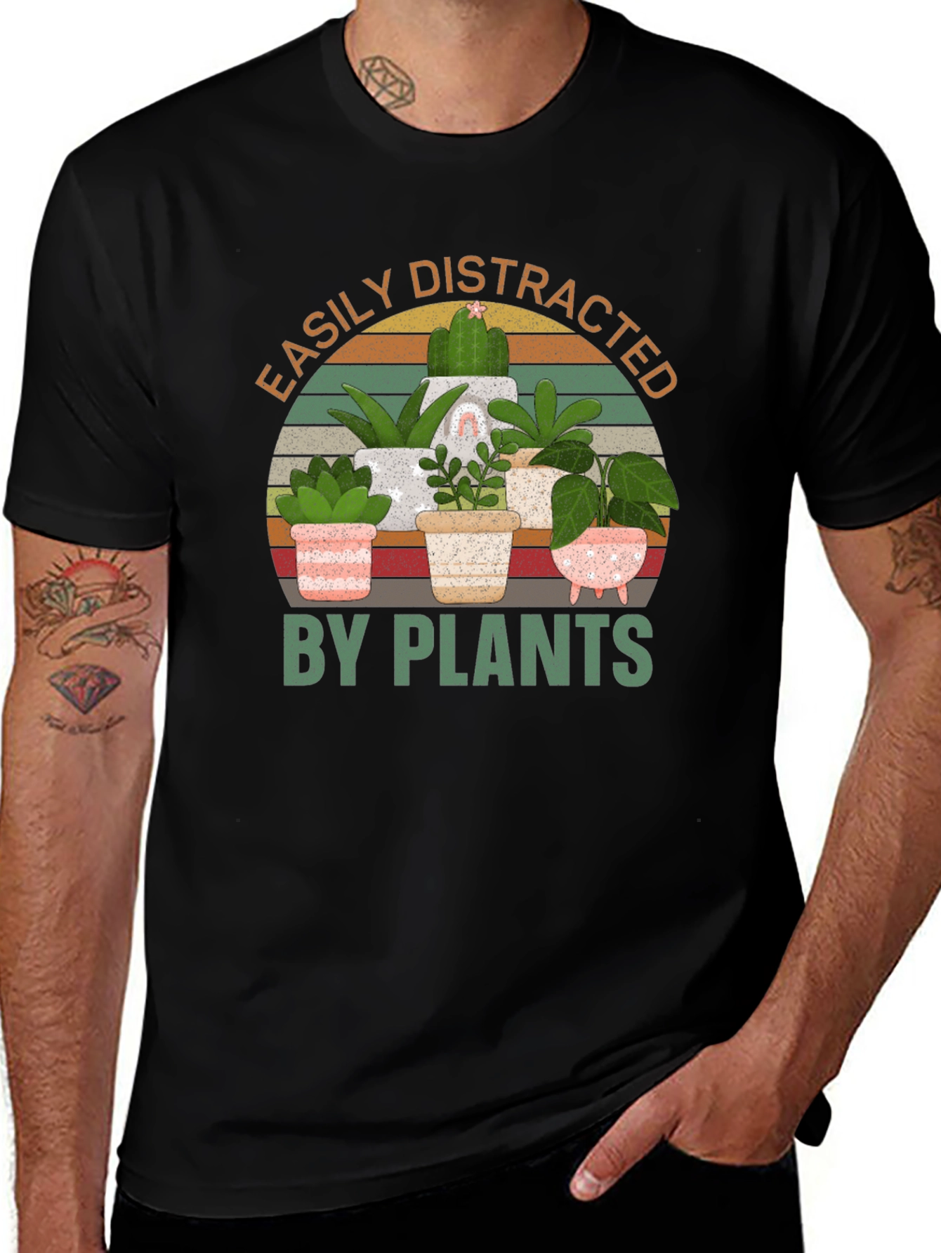Variant 18 of Easily Distracted By Plants Graphic Tee