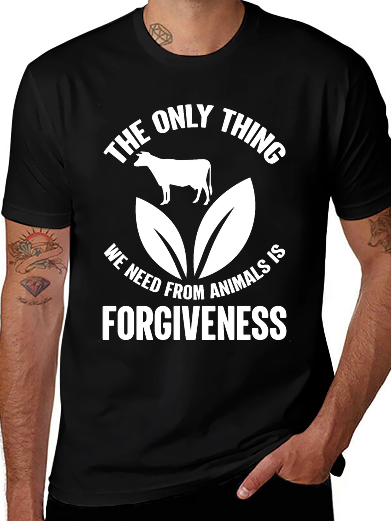Vegan Forgiveness T-Shirt - Animals Rights Tee