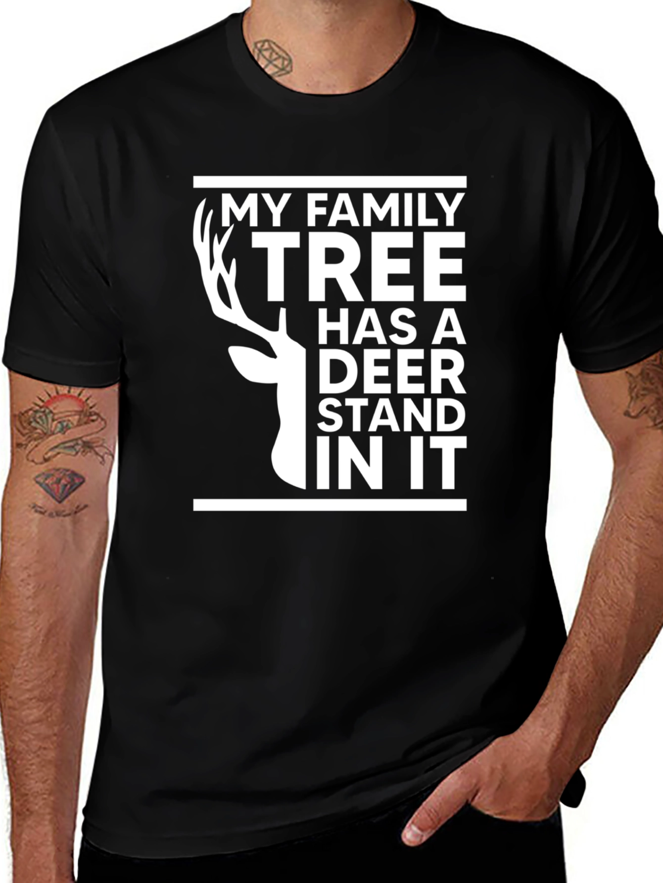 Variant 5 of My Family Tree Deer Hunting T-Shirt