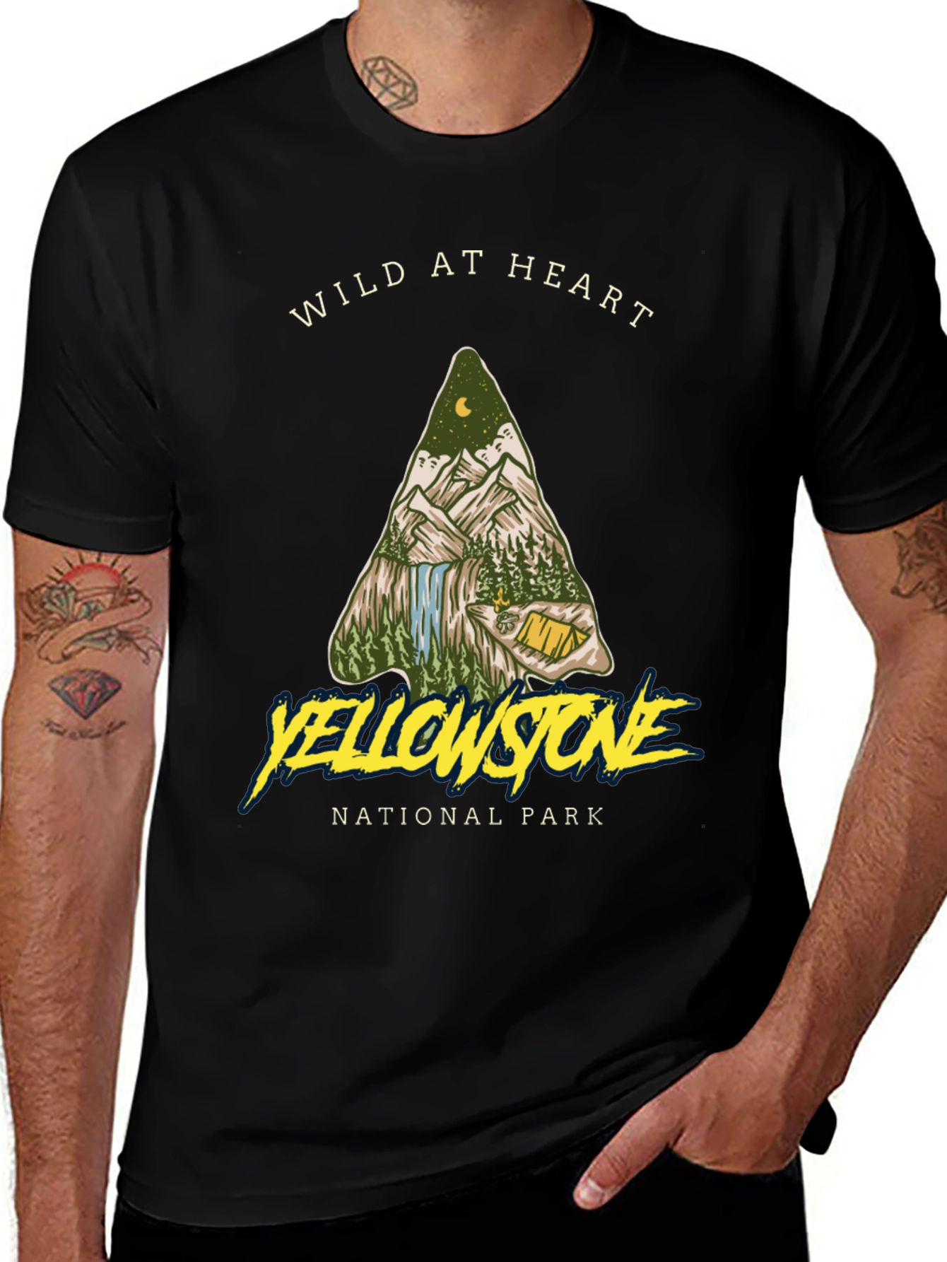 Wild at Heart Yellowstone National Park T-Shirt