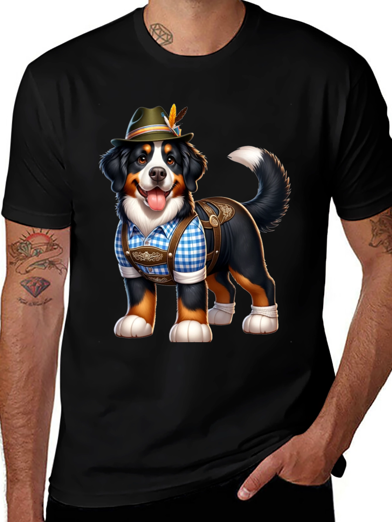 Oktoberfest Dog Tee - Bavarian Pup Style