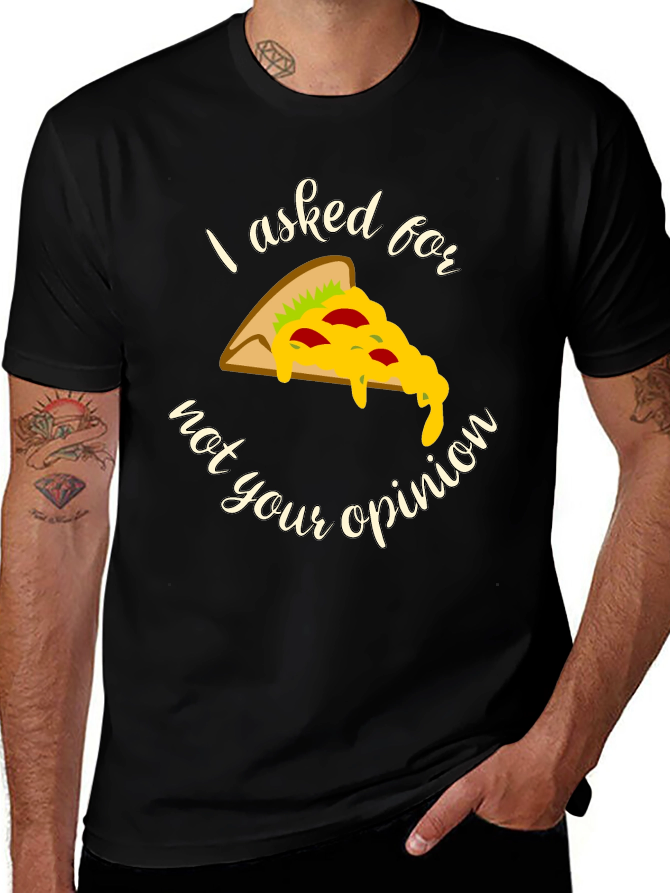 Pizza Opinion Graphic T-Shirt