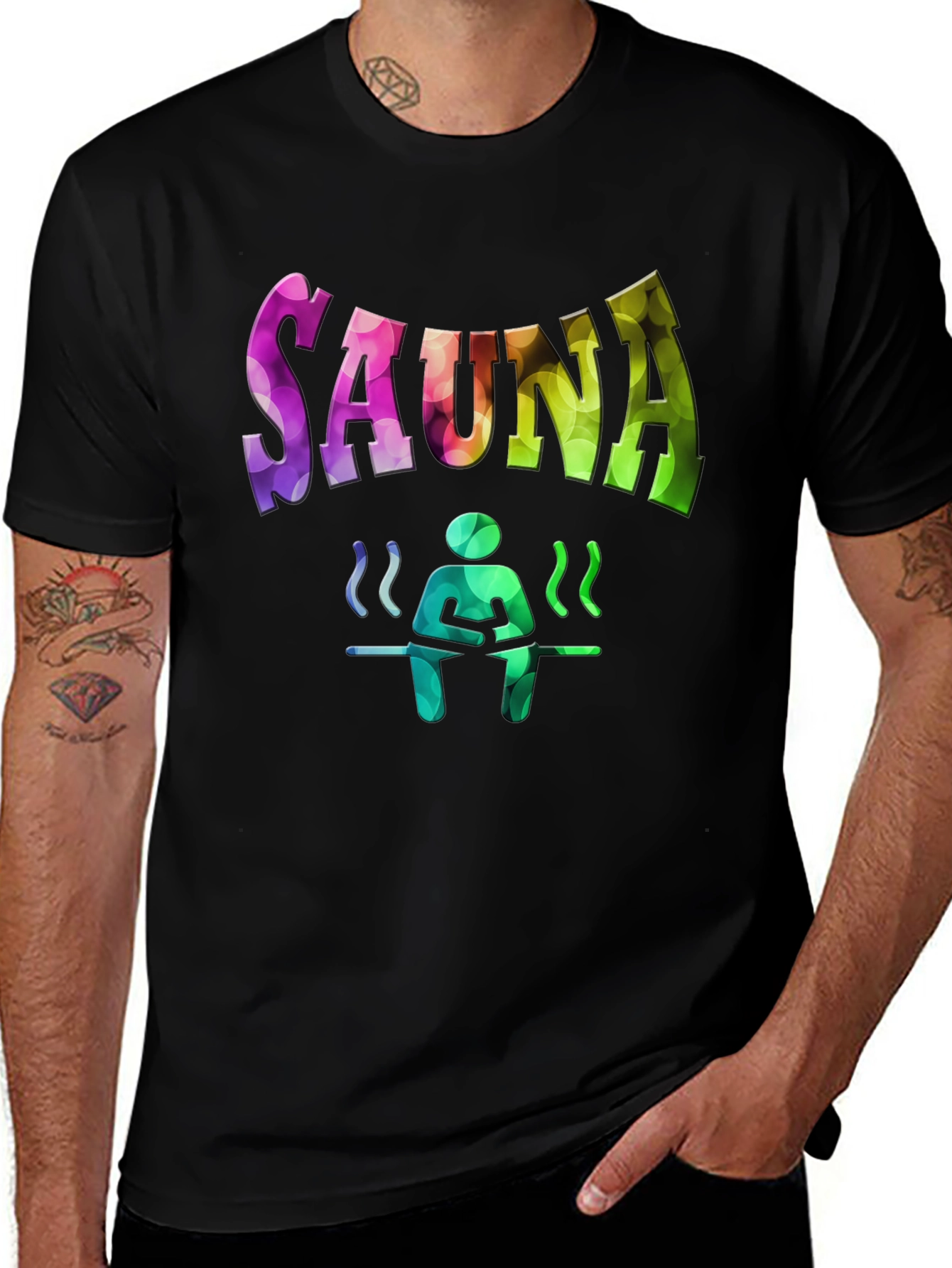 Variant 20 of Sauna Lover T-Shirt - Relax and Unwind!