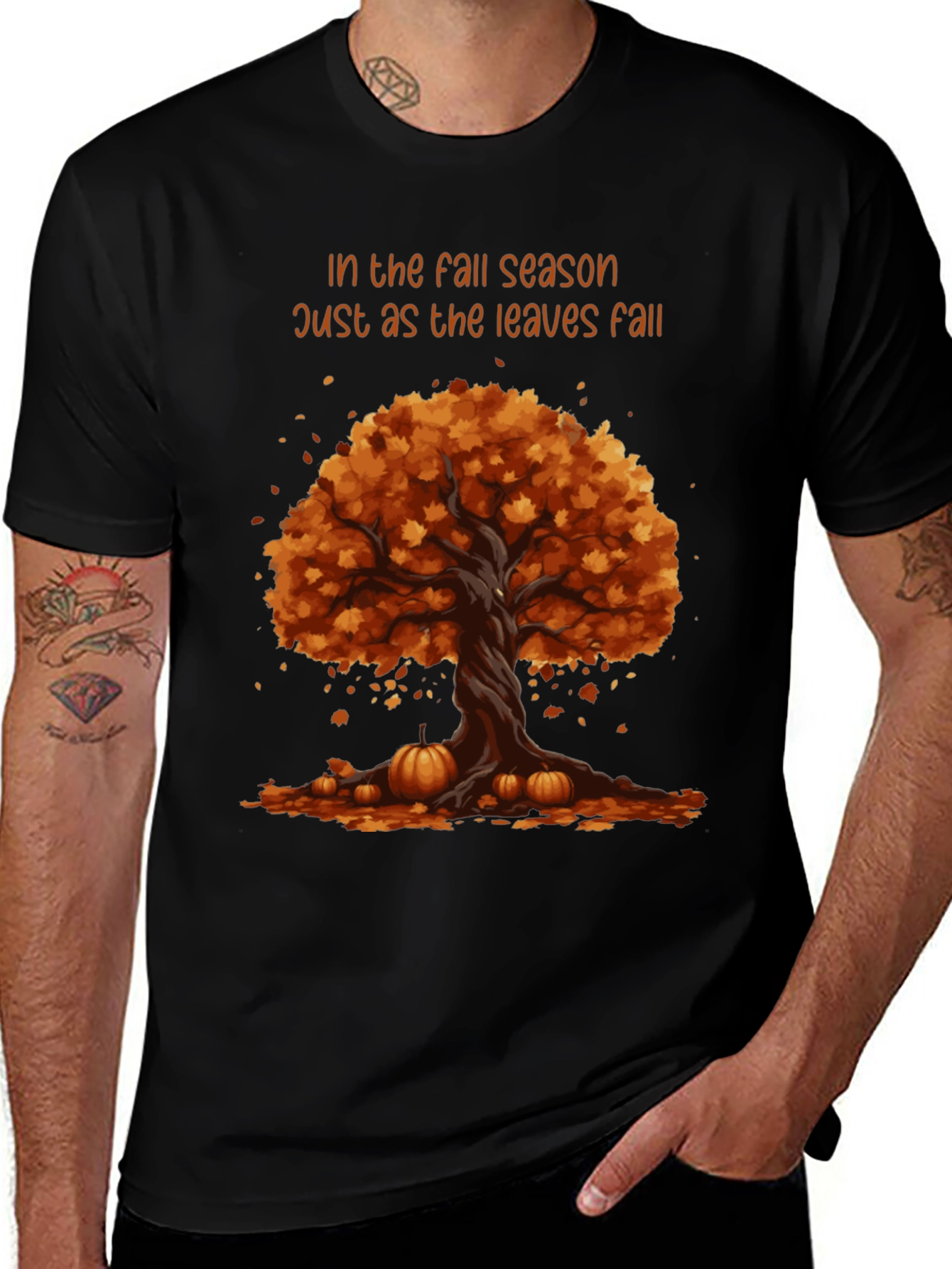 Variant 20 of Fall Season Tree T-Shirt