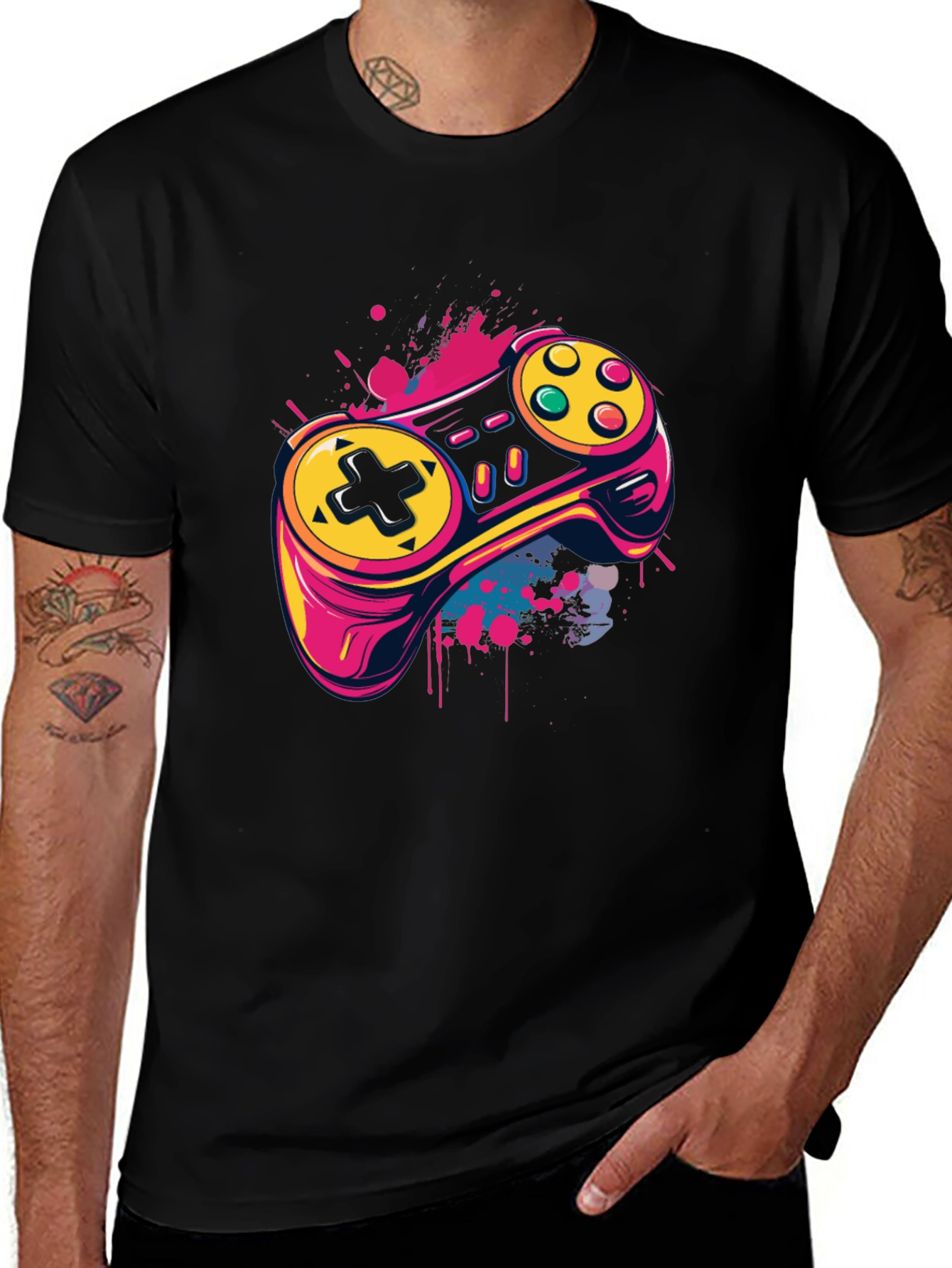 Variant 10 of Gaming Controller T-Shirt - Cool Graphic Tee