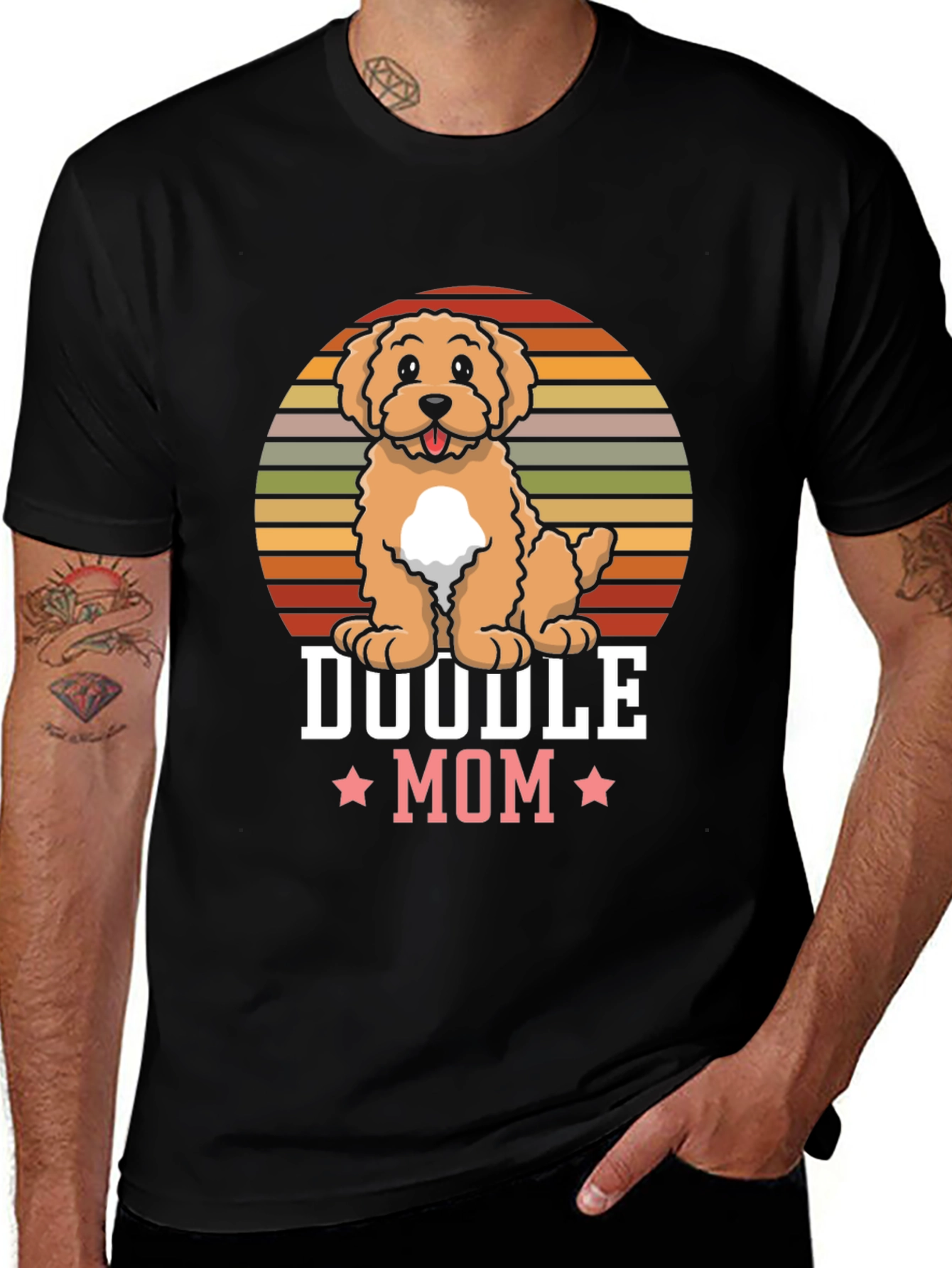 Variant 22 of Doodle Mom T-Shirt - Cute Dog Lover Tee