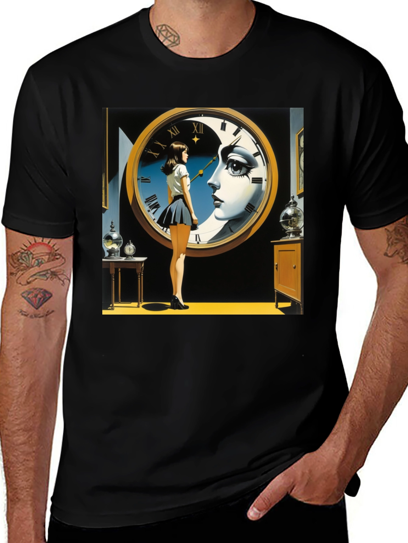Variant 25 of Surreal Clockwork Dream T-Shirt