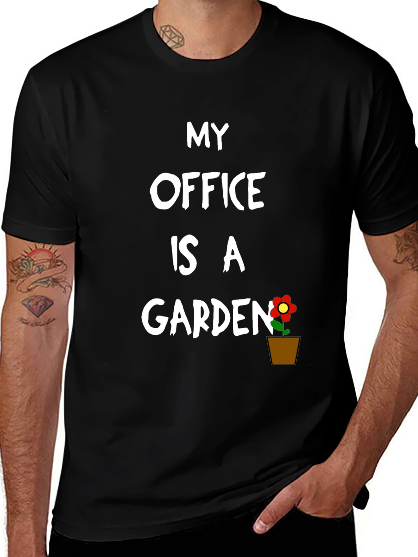 Variant 2 of My Office is a Garden T-Shirt
