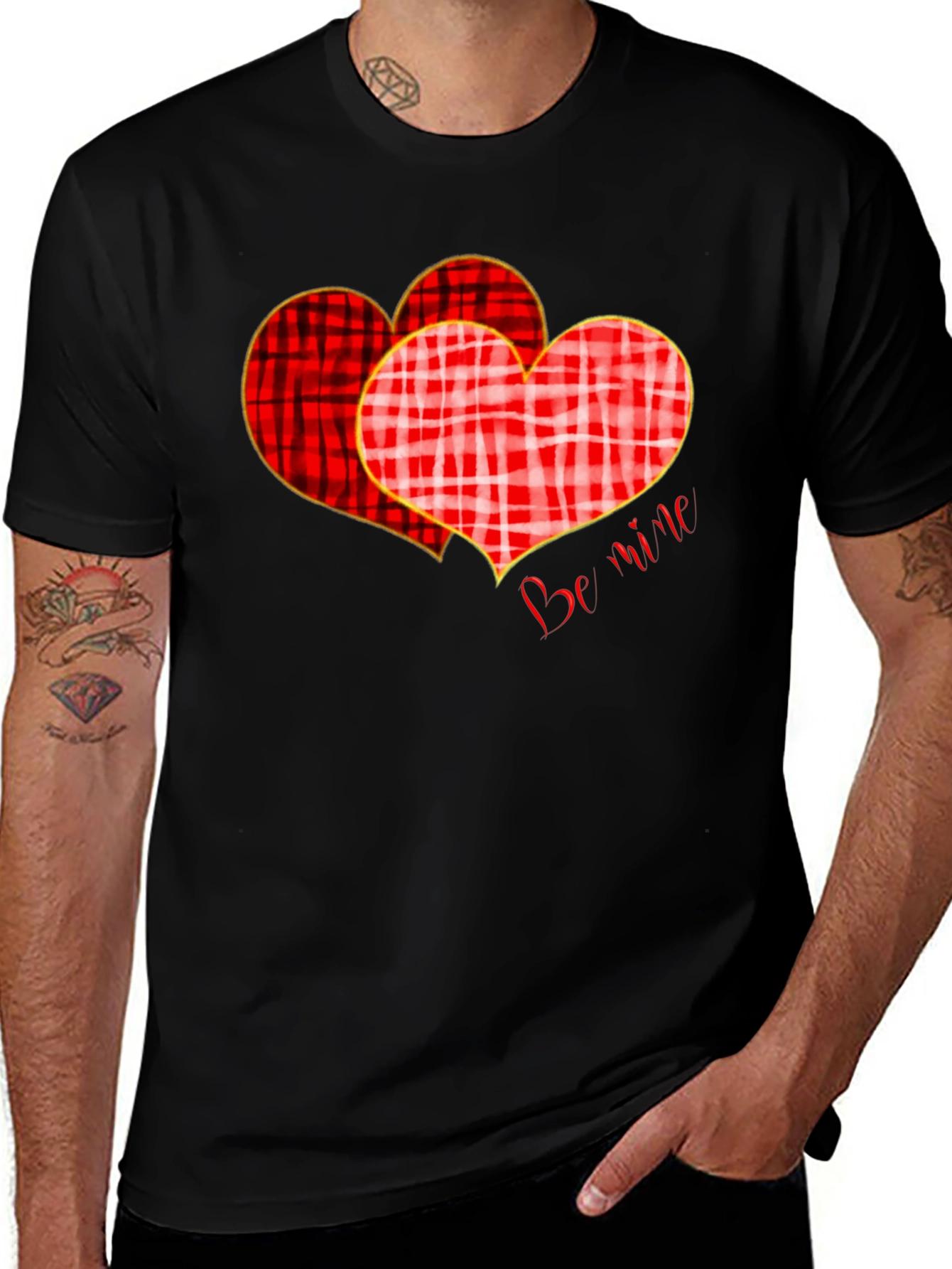 Variant 19 of Valentine's Day Hearts Graphic Tee