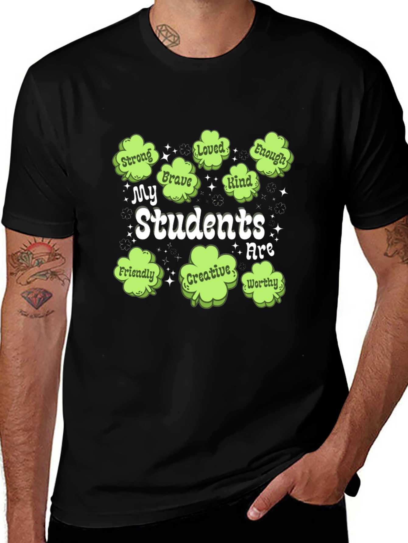 Variant 8 of My Students Are Shamrock T-Shirt