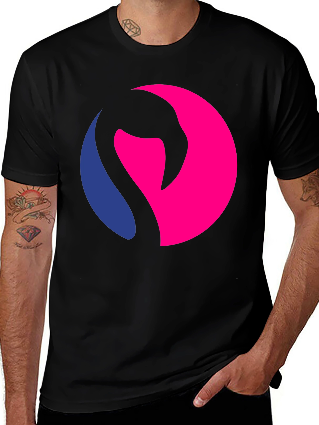 Variant 7 of Modern Flamingo Graphic Tee - Stylish & Unique
