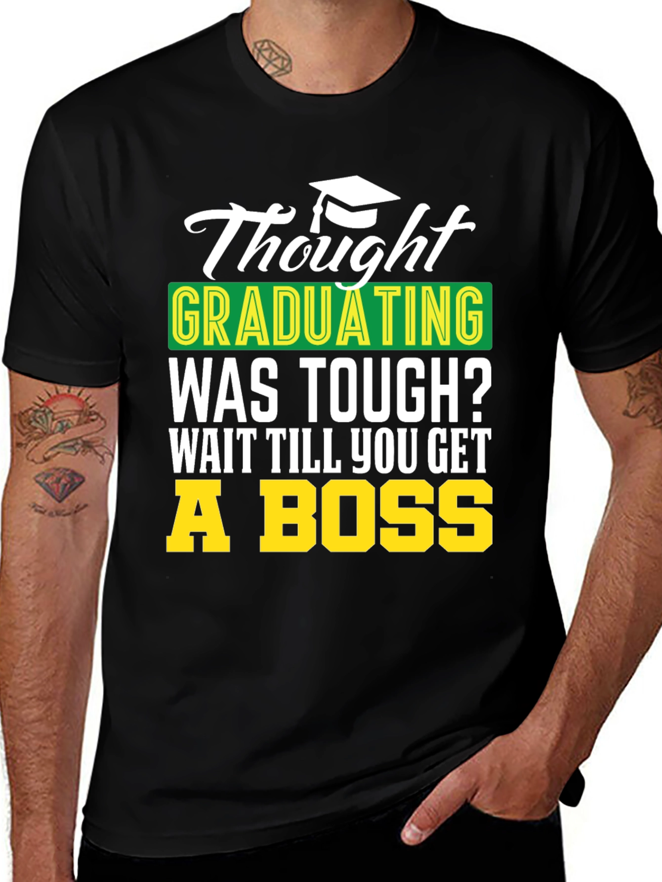 Variant 3 of Thought Graduating Was Tough? T-Shirt