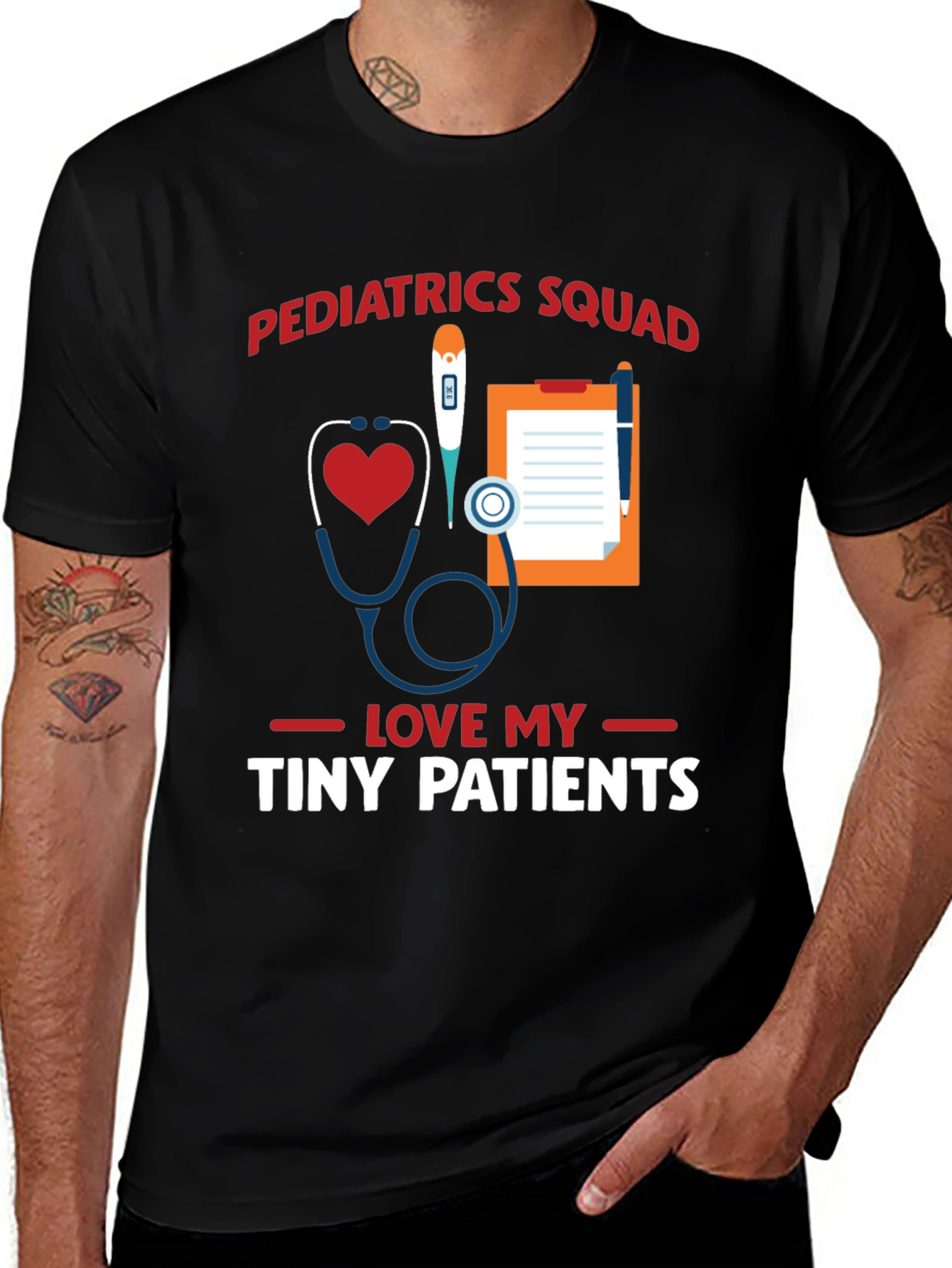 Variant 24 of Pediatrics Squad T-Shirt: Love My Tiny Patients