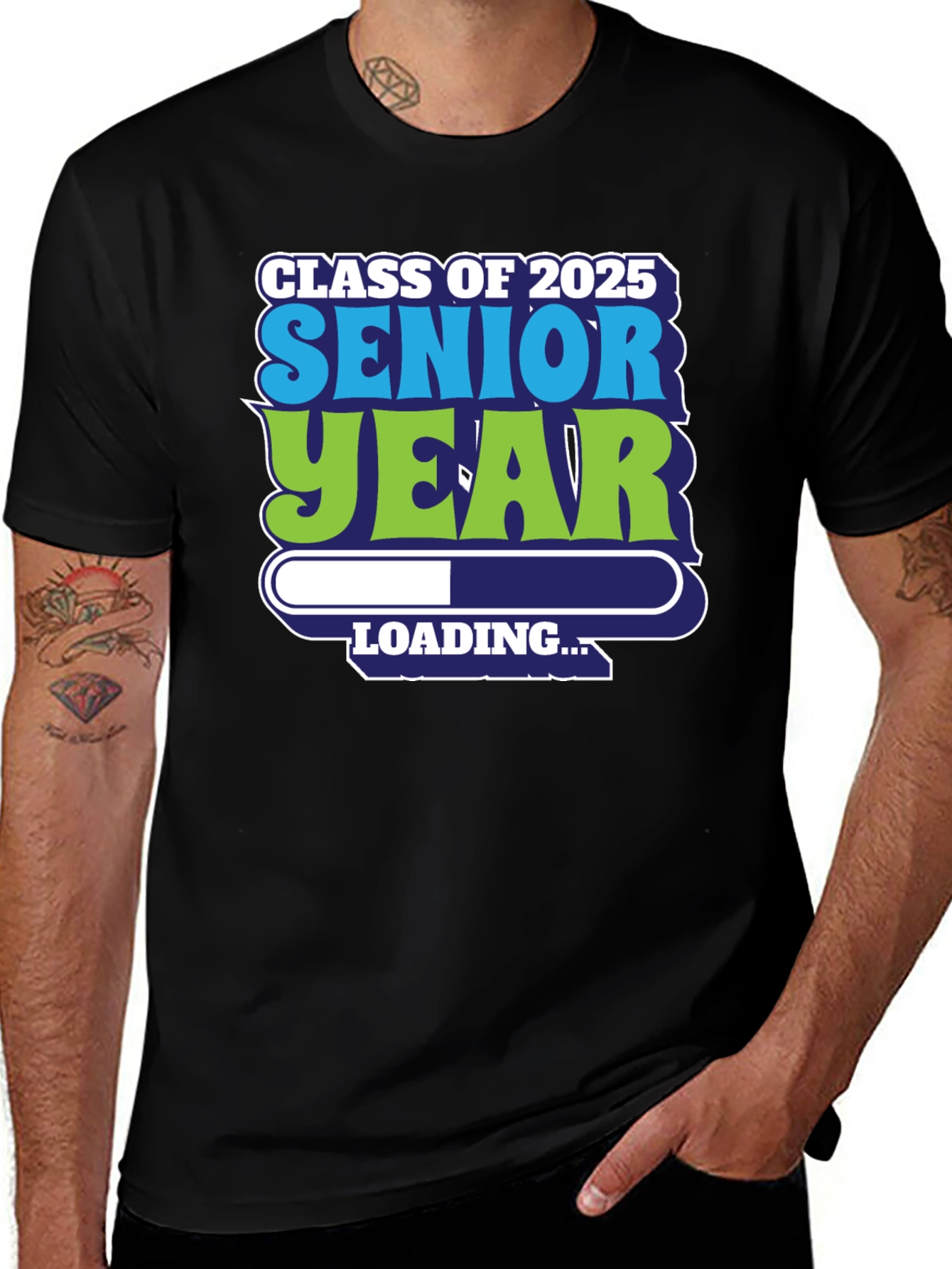 Variant 6 of Class of 2025 Senior Year Loading T-Shirt