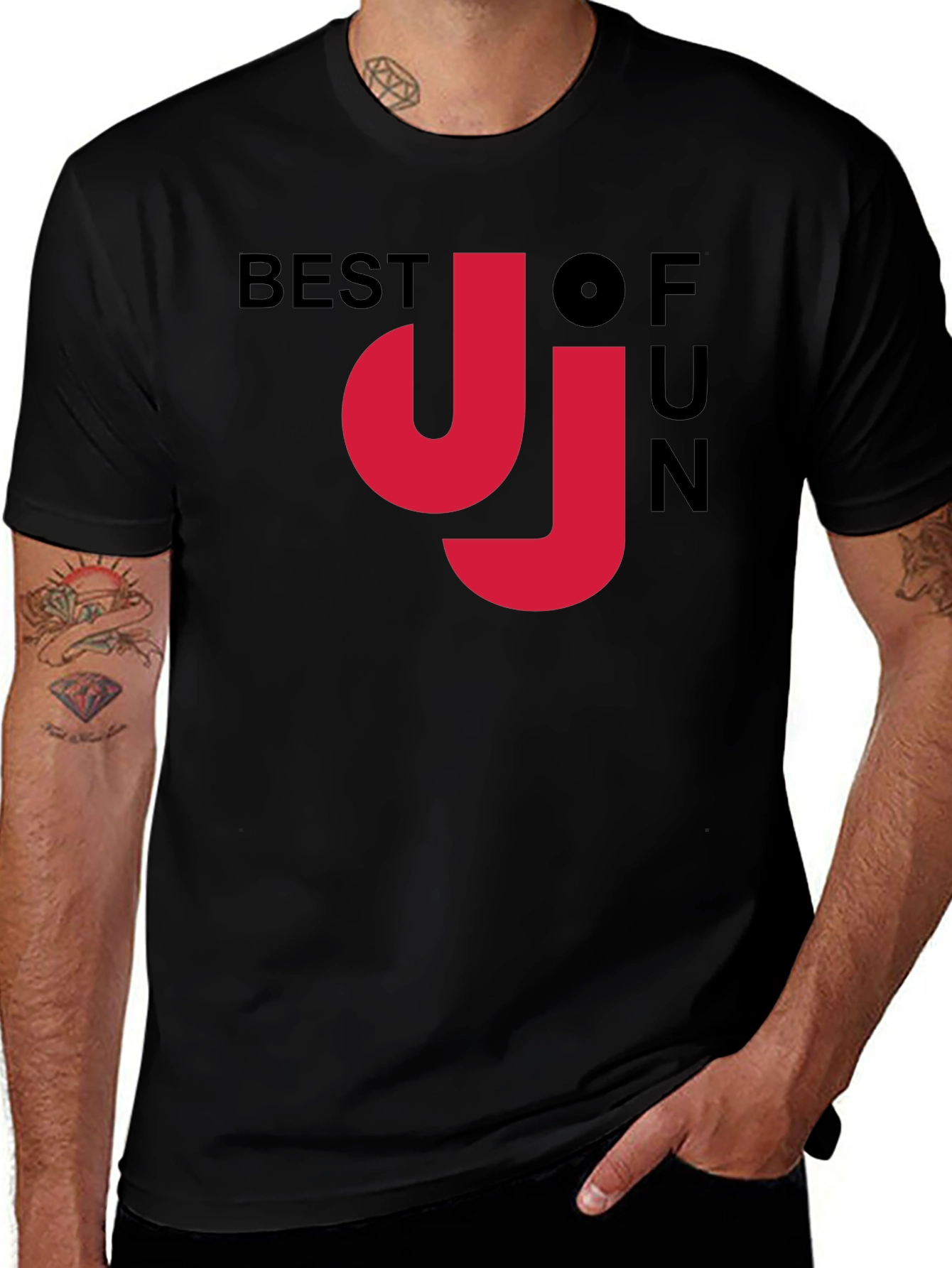 Variant 20 of Best of Fun Black Graphic Tee