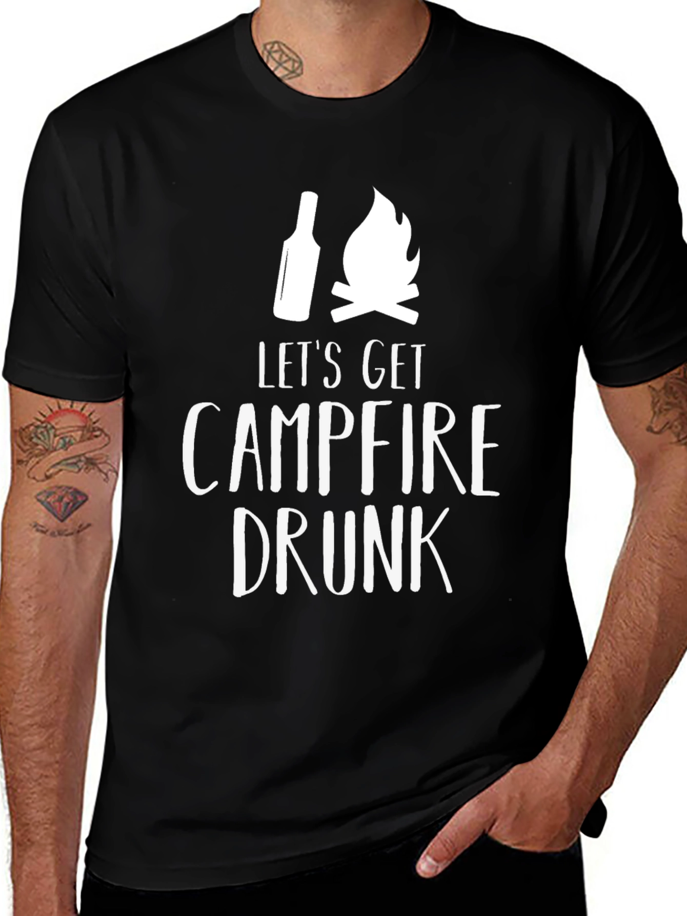 Variant 2 of Campfire Drunk Graphic Tee