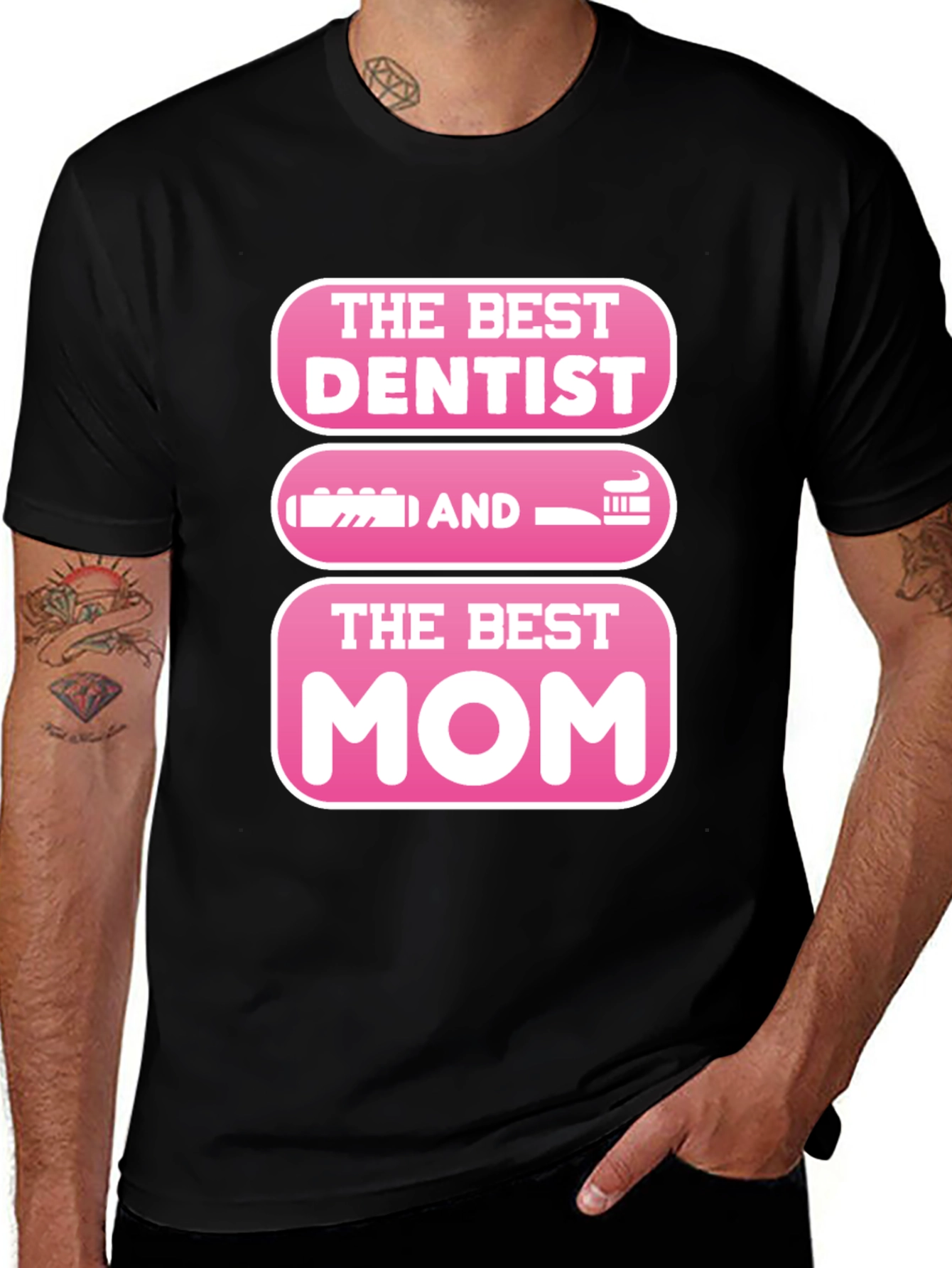 Variant 7 of Best Dentist Mom T-Shirt
