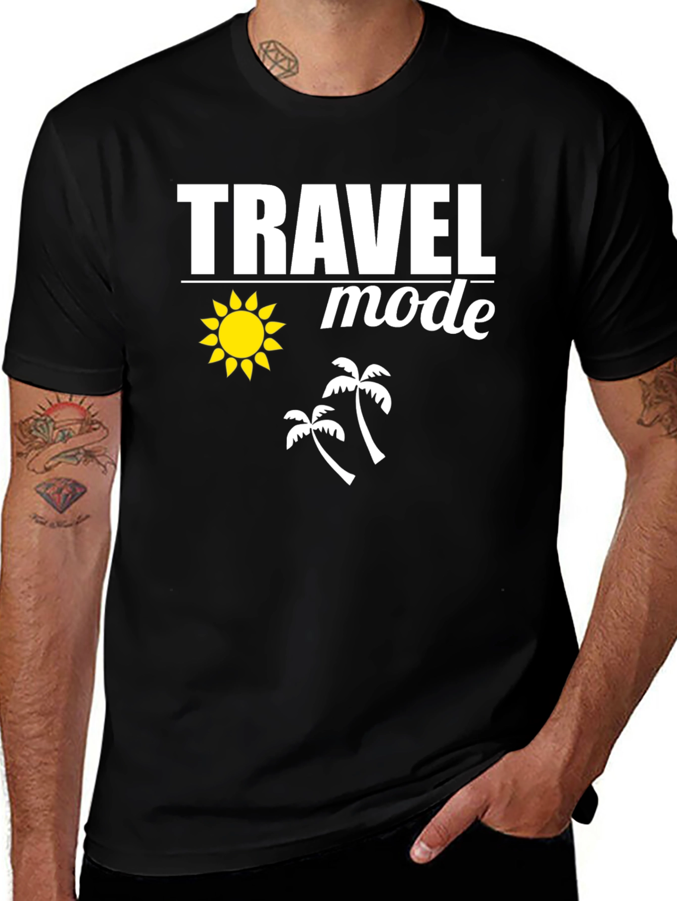 Variant 7 of Travel Mode Graphic T-Shirt