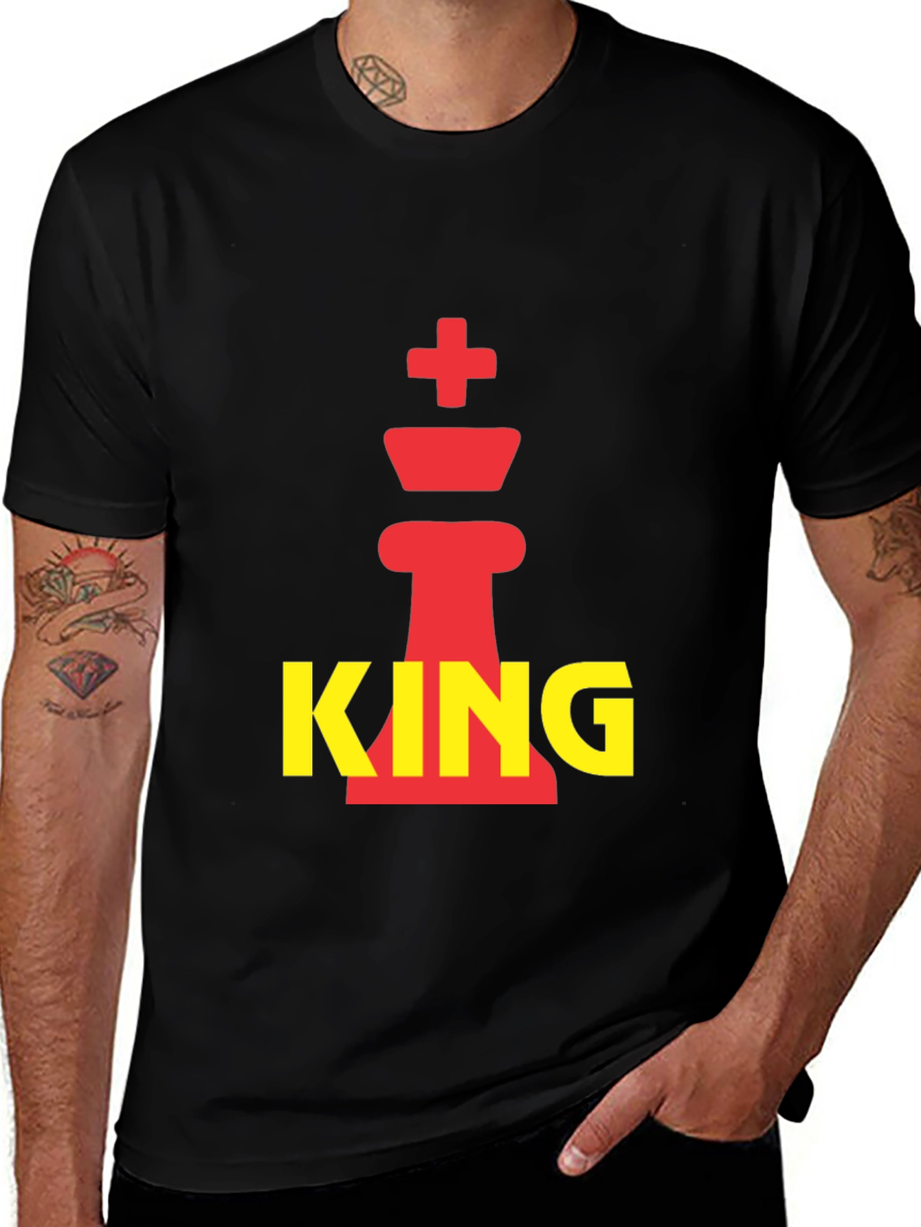 Chess King Graphic T-Shirt - Statement Tee