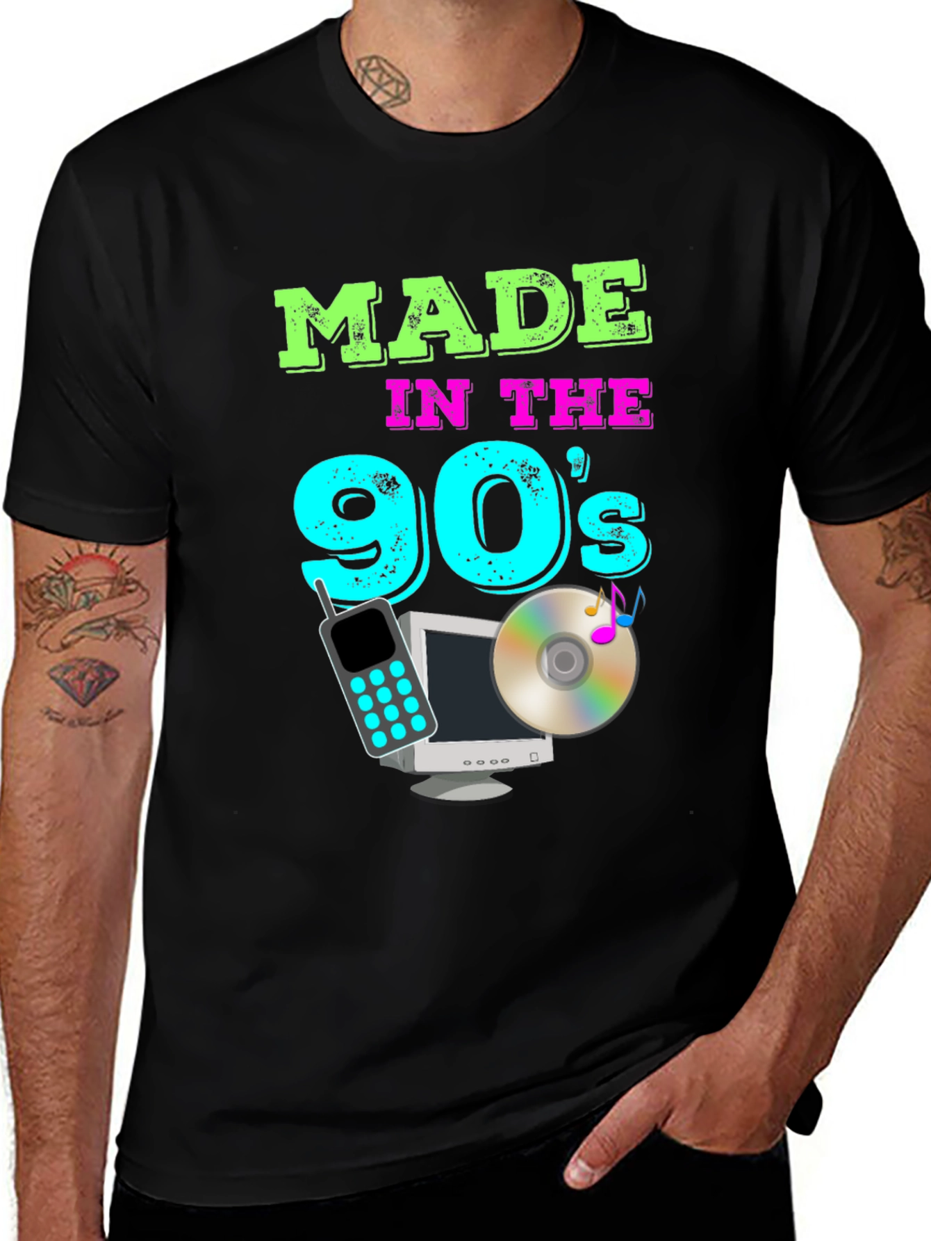 Variant 13 of Retro Made In The 90's T-Shirt