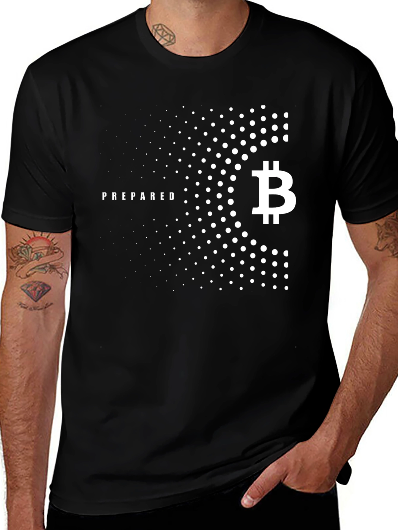 Bitcoin Crypto T-Shirt - Prepared Design