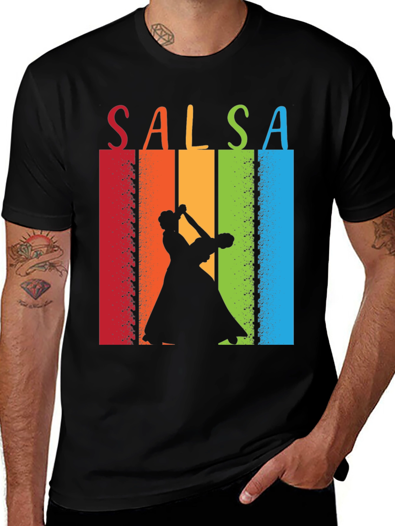 Salsa Dance T-Shirt - Retro Style