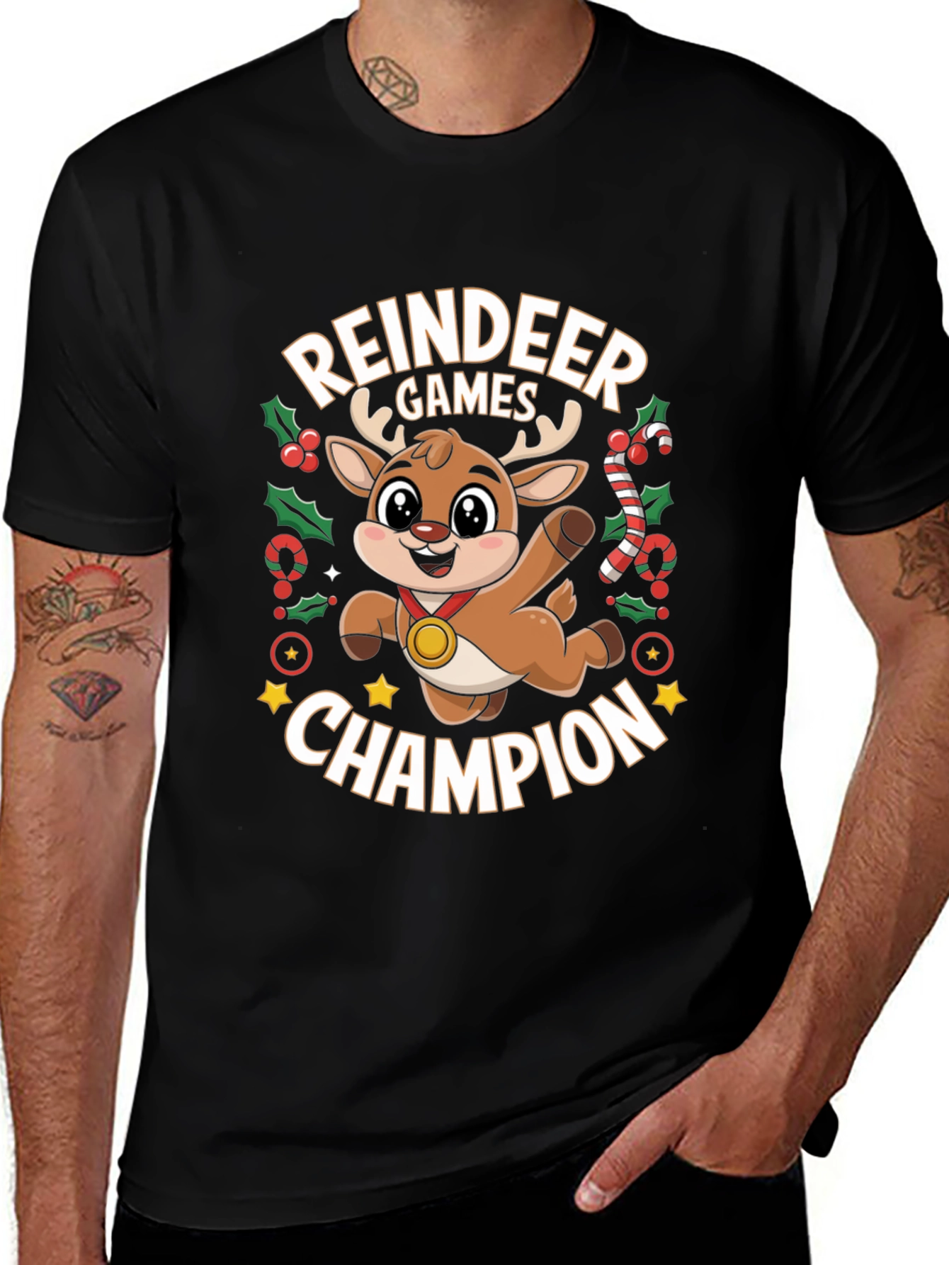 Reindeer Games Champion Graphic T-Shirt